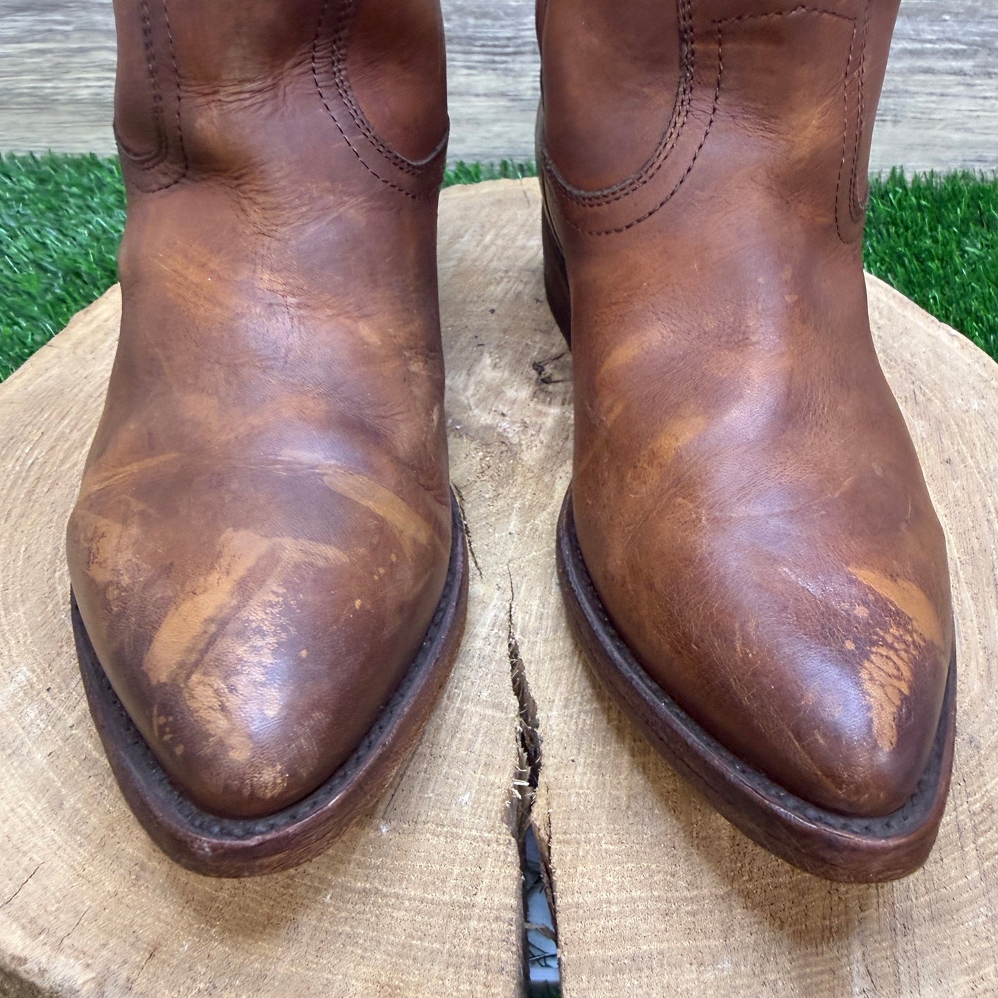 Frye Women - Size 8B - Cognac Billy Short Boots Style 3470435