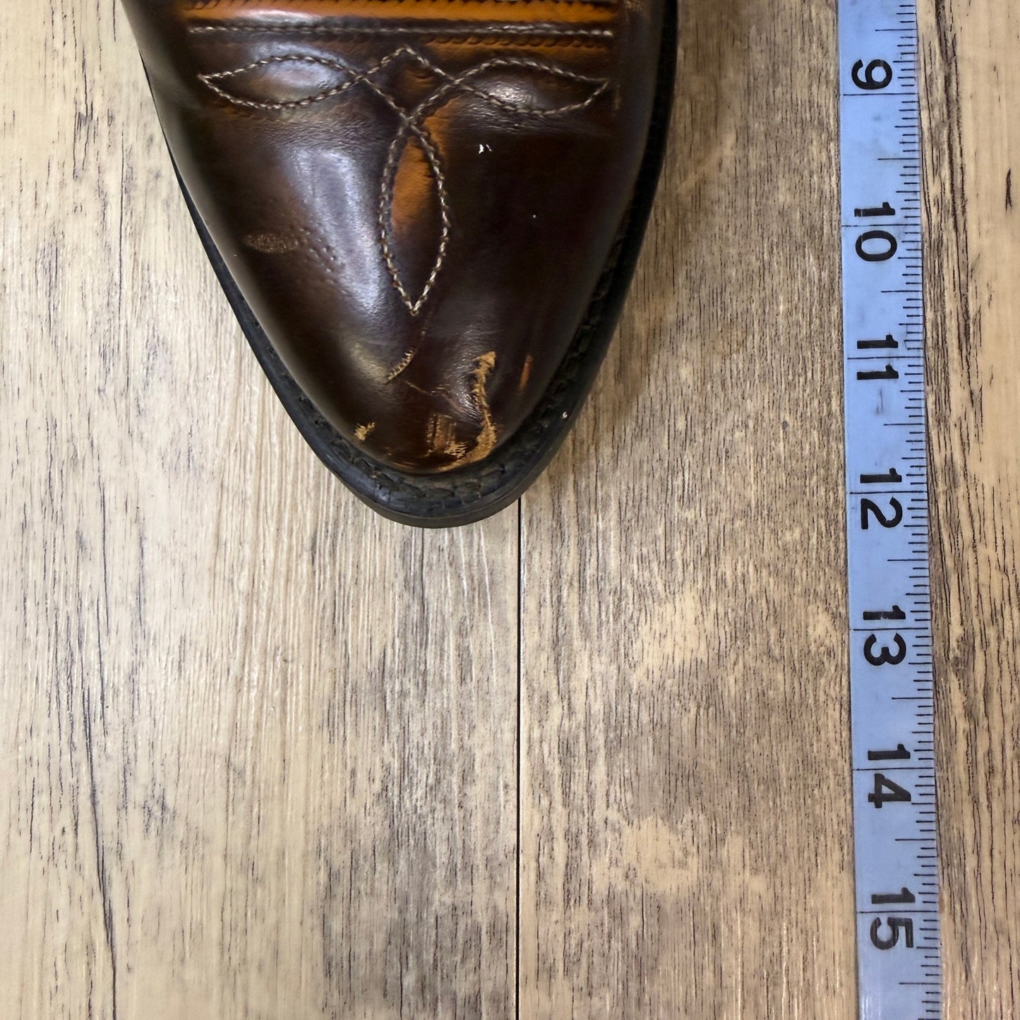 Texas Men - Size 11D - Vintage Brown Western Cowboy Boots Style 3459