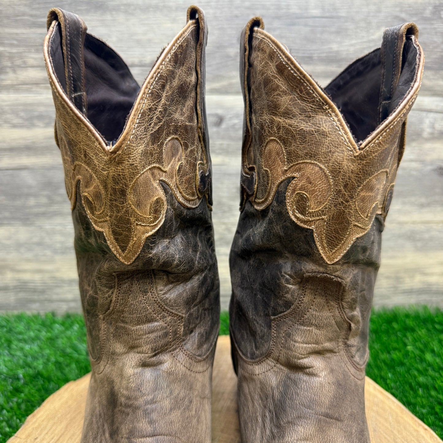Lane Women - Size 10 - Brown Lexington Snip Toe Cowboy Boots Style LB0022C