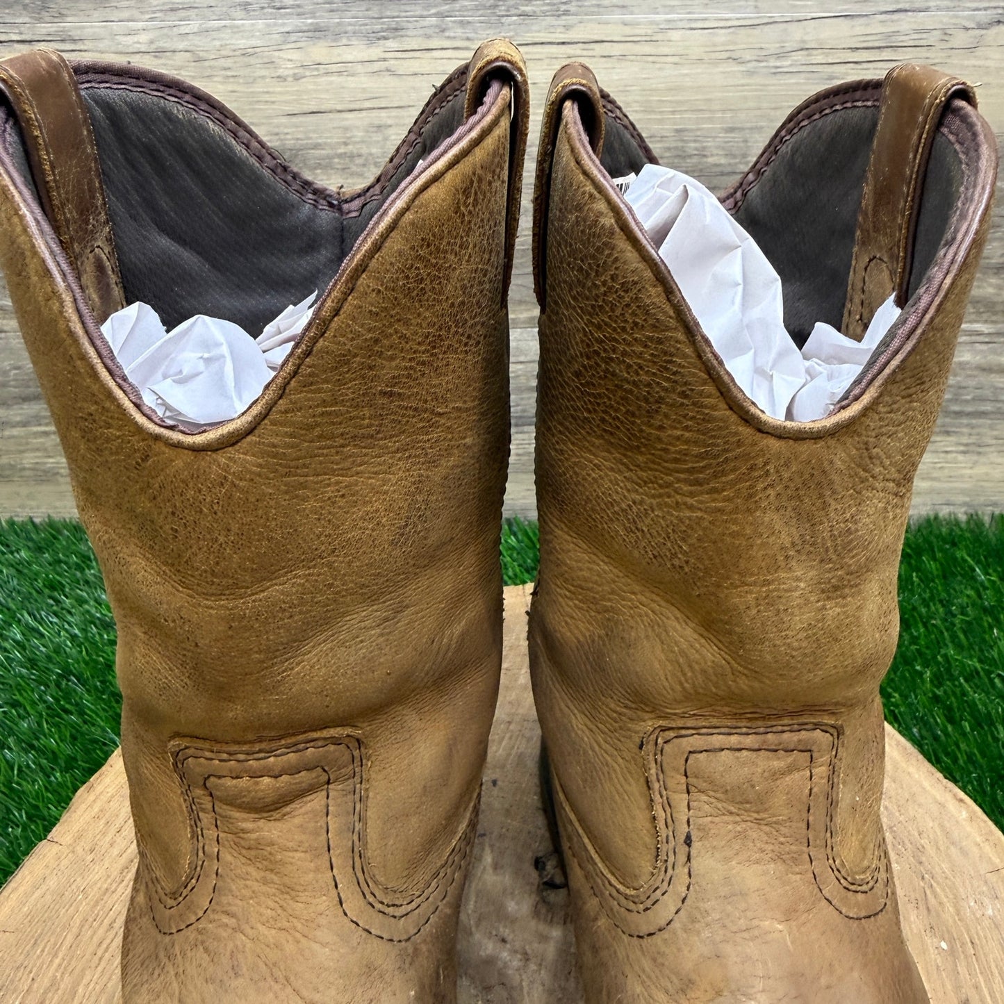 Rocky Youth - Size 4M - Brown Cowboy Boots Style RKW0300Y