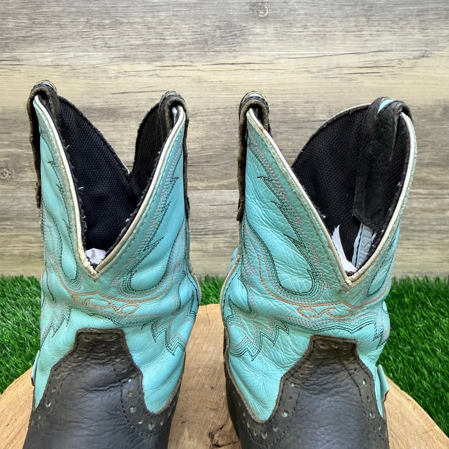 Justin Gypsy Women - Size 5B - Blue / Black Cowboy Boots L9905