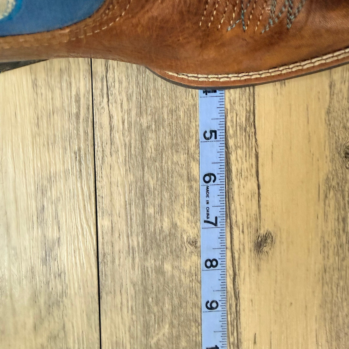 Ariat Youth - Size 4 - Brown / Blue Square Toe Western Cowboy Boots 10042597