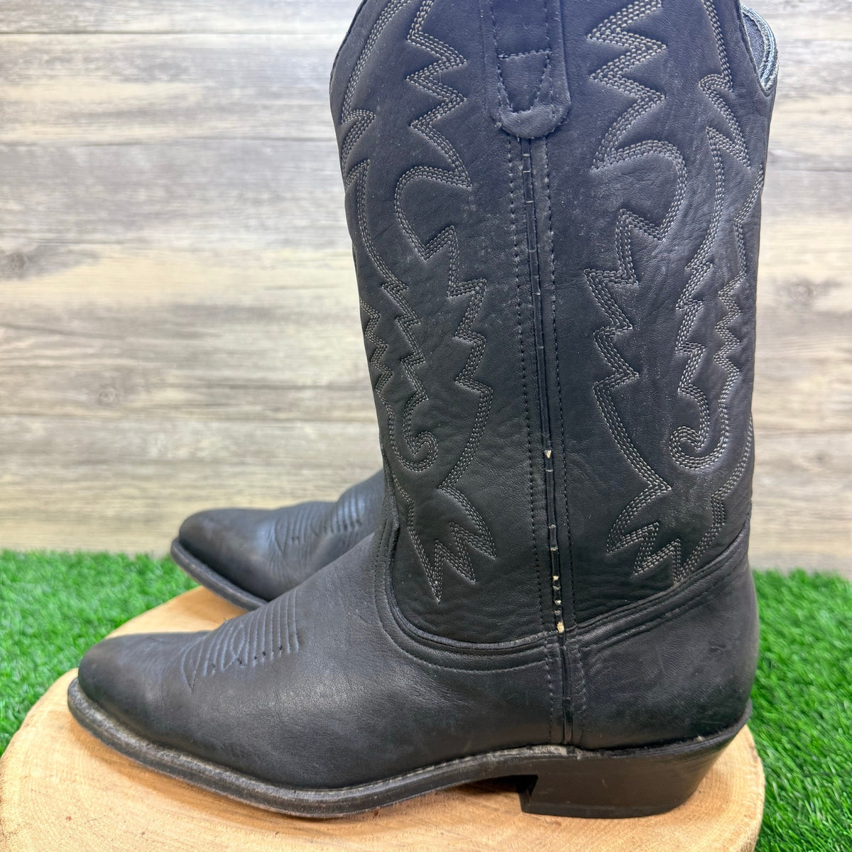 Unknown Men - Size 10D - Soft Black Western Cowboy Boots 76144