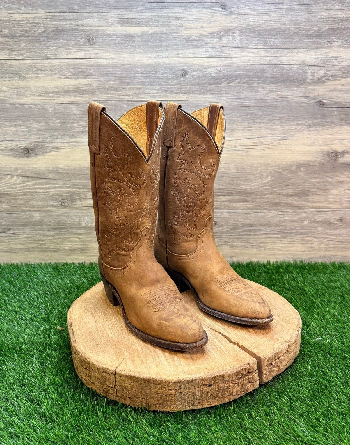 Dan Post Women - Size 6.5M - Tan Western Cowboy Boots DP22232