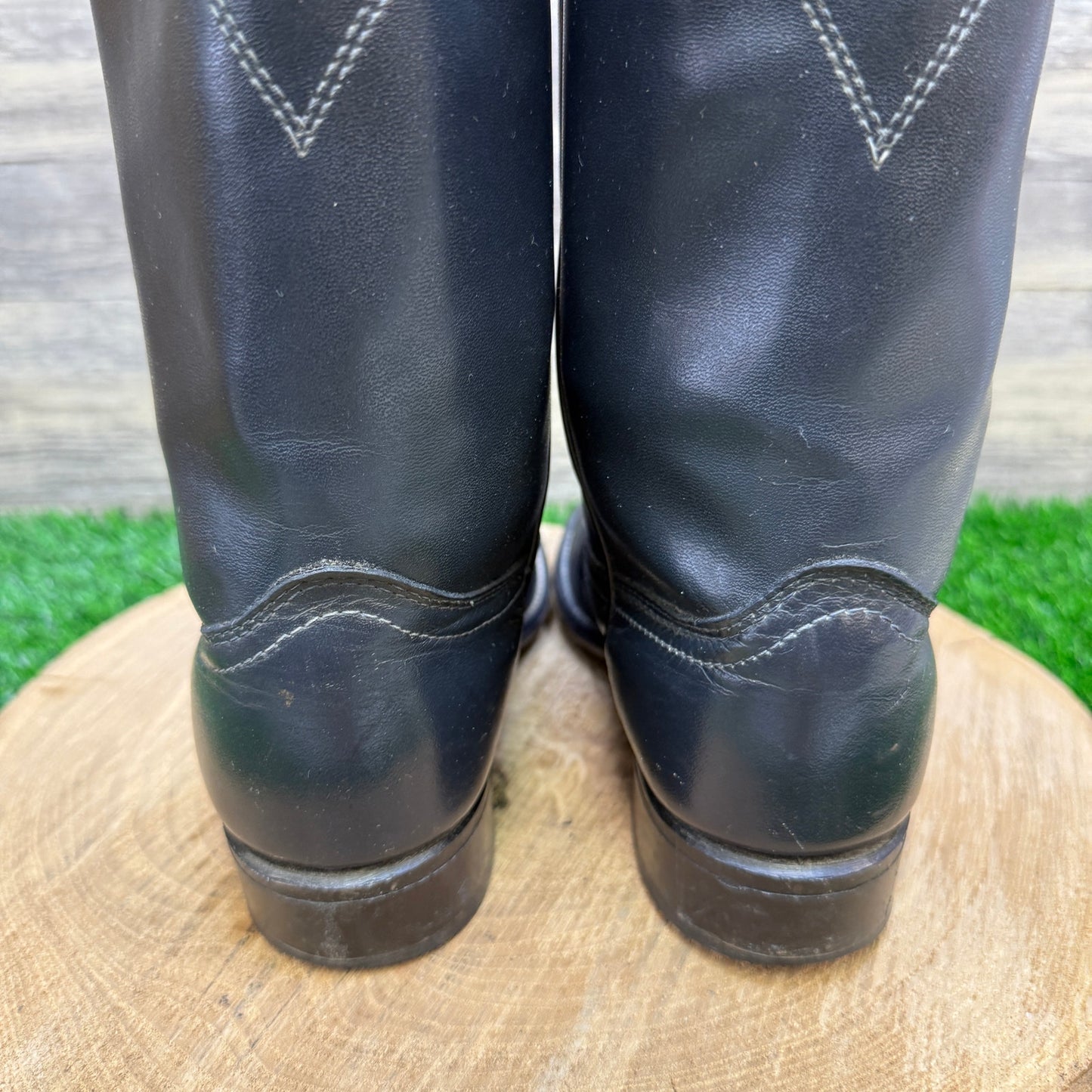 Laredo Women - Size 7.5M - Vintage Blue/Black Roper Cowboy Boots Style 36009