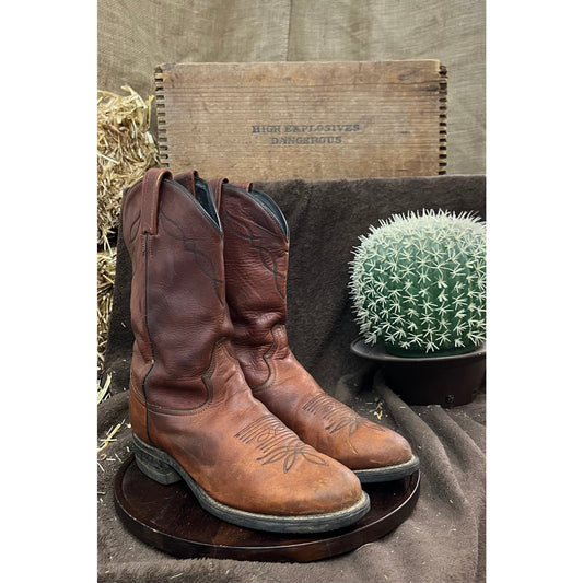 Tony Lama Men - Size 7.5D - Cinnamon Color Cowboy Boots Style 2378