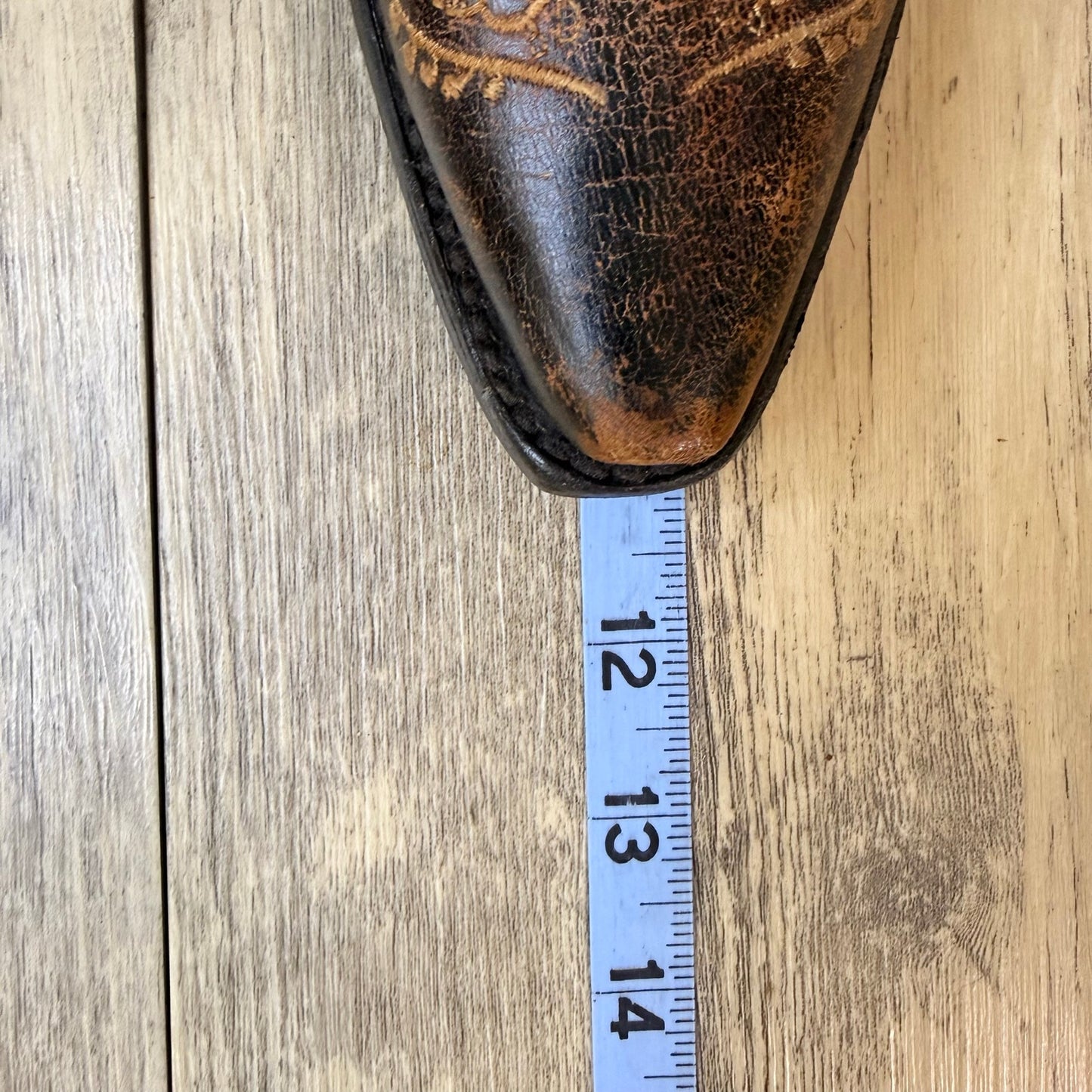 Circle G Women - Size 9M - Distr. Brown Dragonfly Snip Toe Cowboy Boots L5001