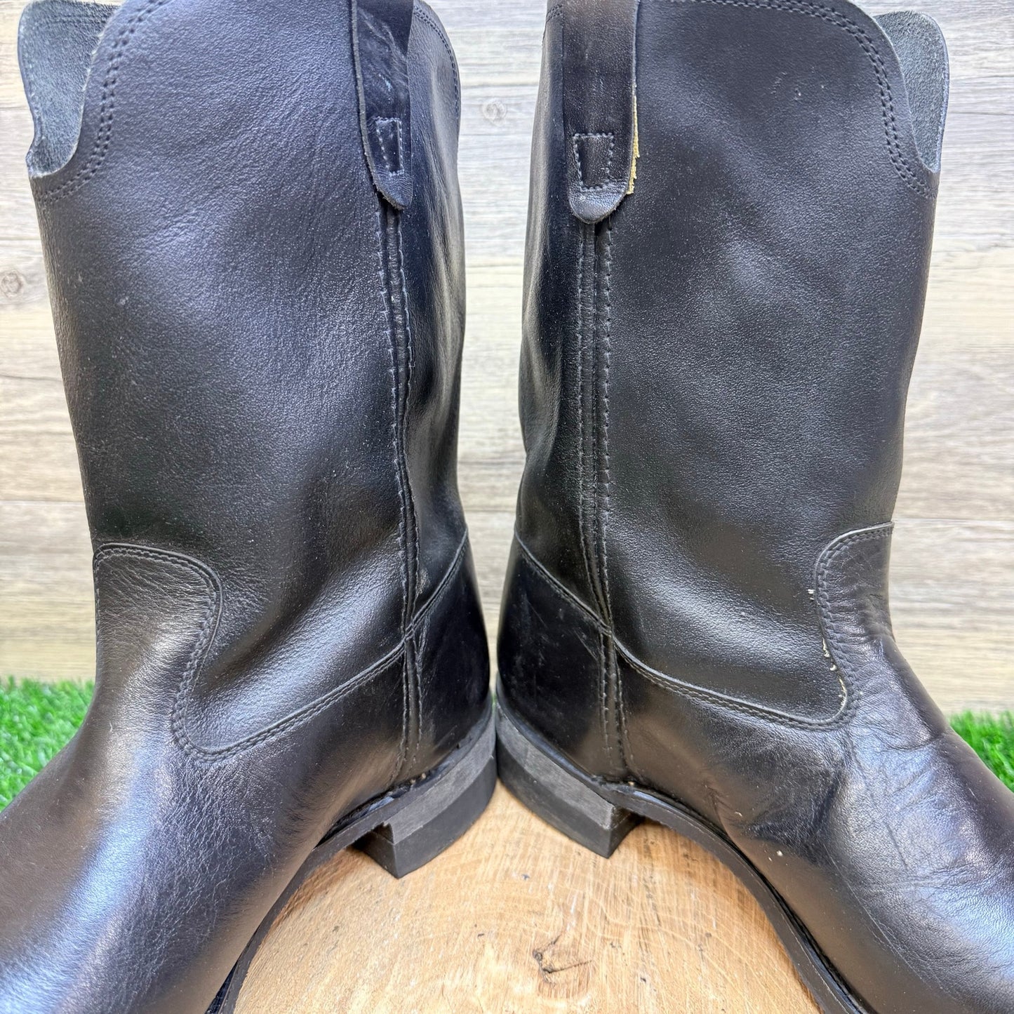 Unknown Men - Size 13EE - Black Roper Style Western Cowboy Boots