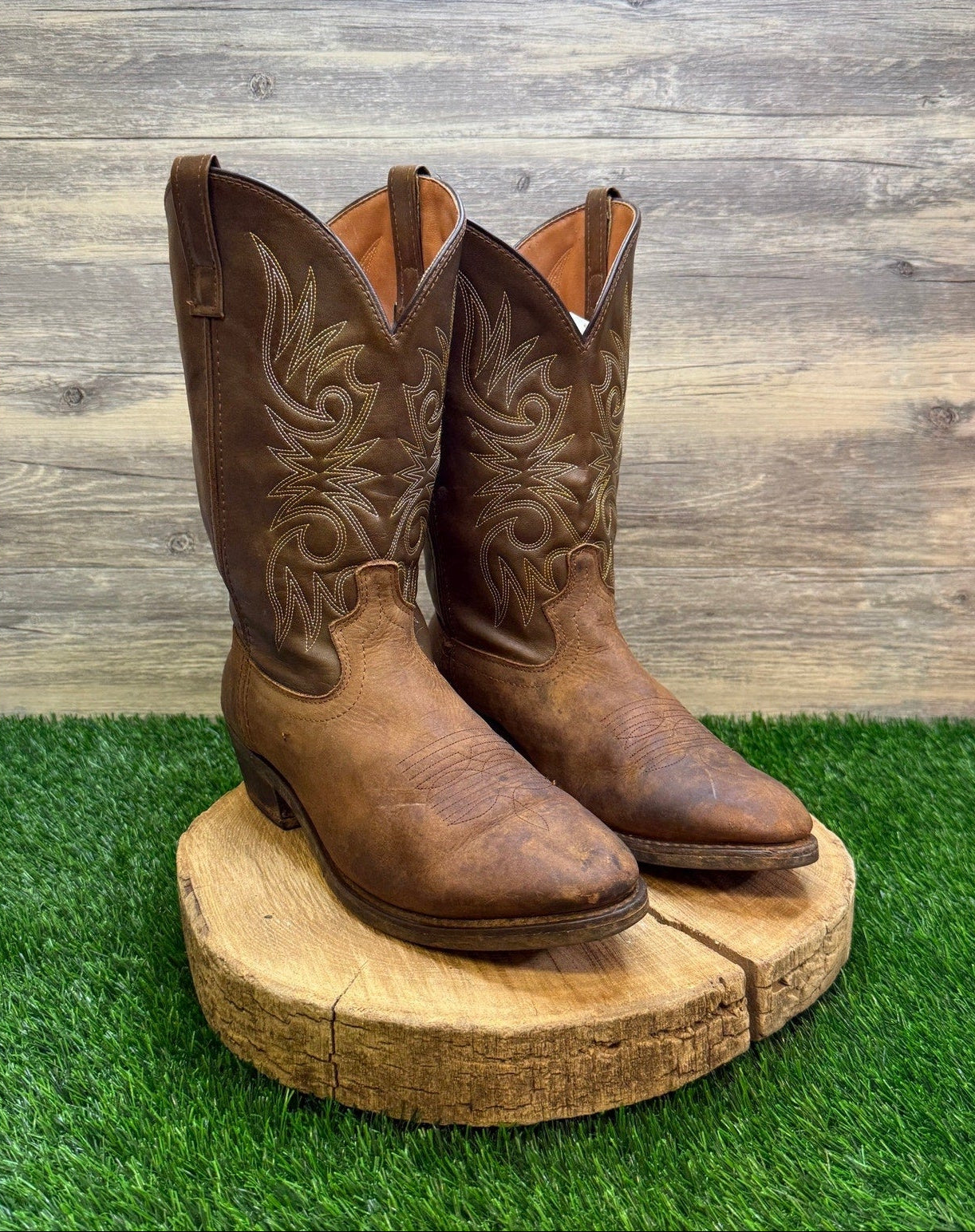 Cody James Men - Size 11.5D - Two Tone Brown Western Cowboy Boots Style CJ4242