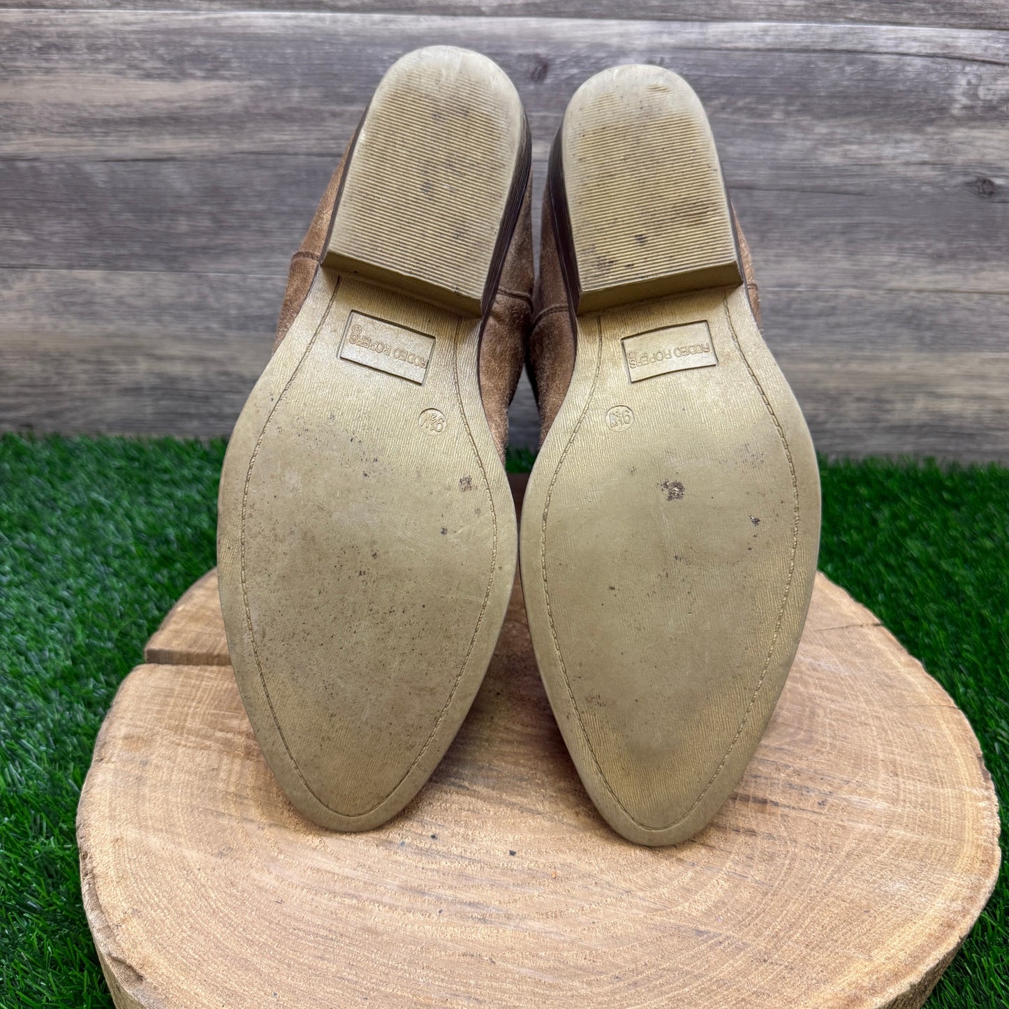 Rodeo Ropers Women - Size 9.5 - Brown Faux Leather Style 133159