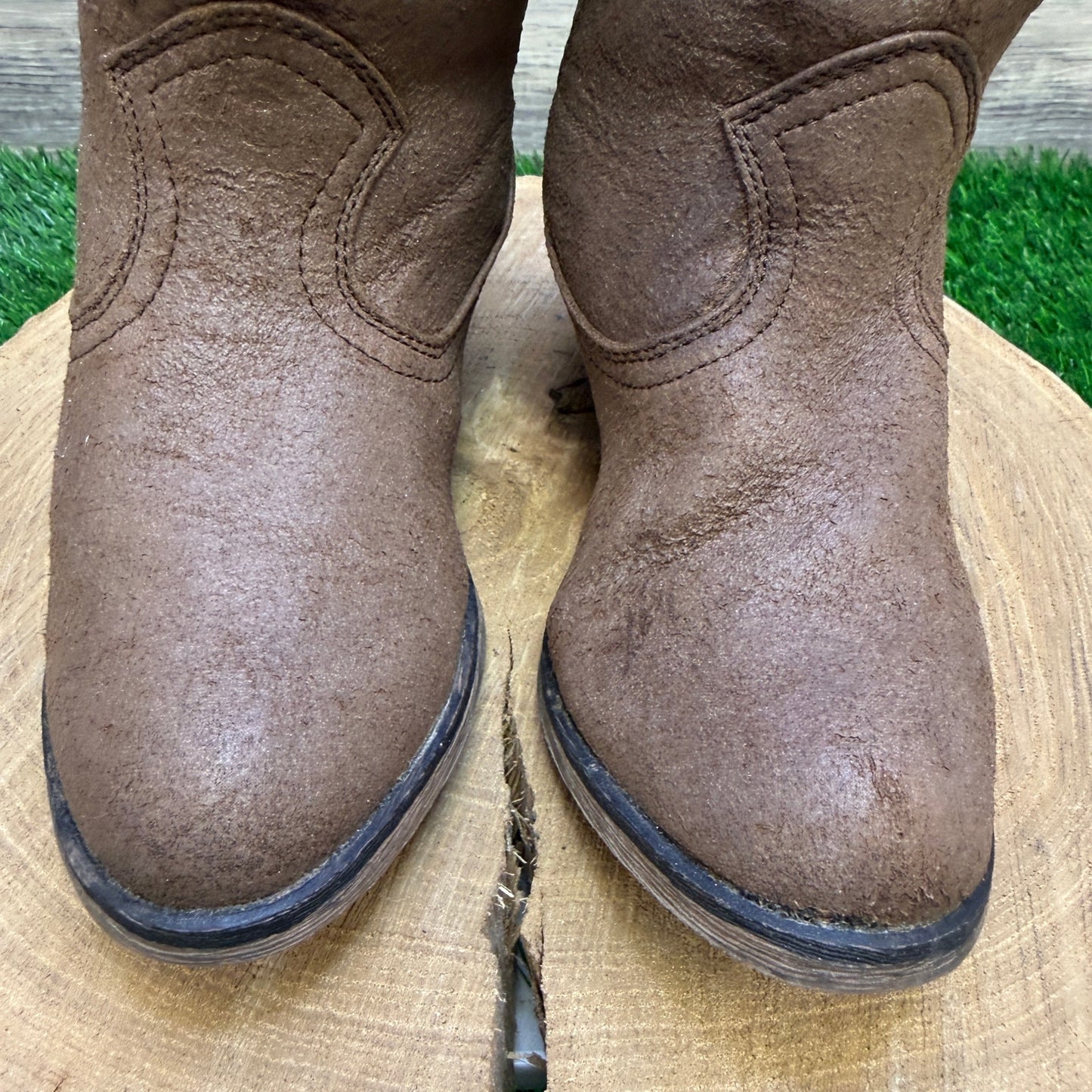 Rocket Dog Women - Size 6 - Brown Slouch Faux Leather Boots Style 12623