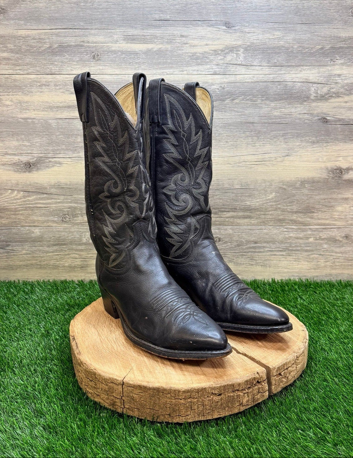 Dan Post Men - Size 9.5D - Black Western Cowboy Boots 16770