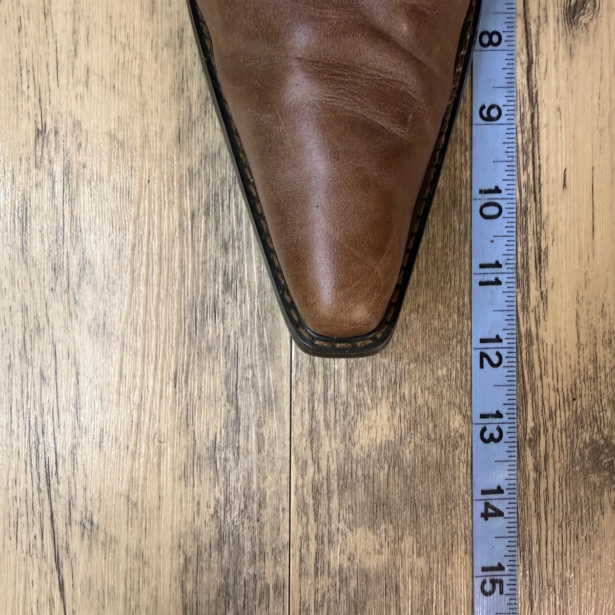 Nine West Women - Size 10M - Tan Studded Cowboy Boots Style Poulin