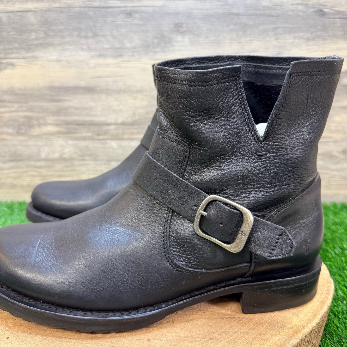 Frye Women - Size 11B - Black Veronica Buckle Ankle Boots 3470543