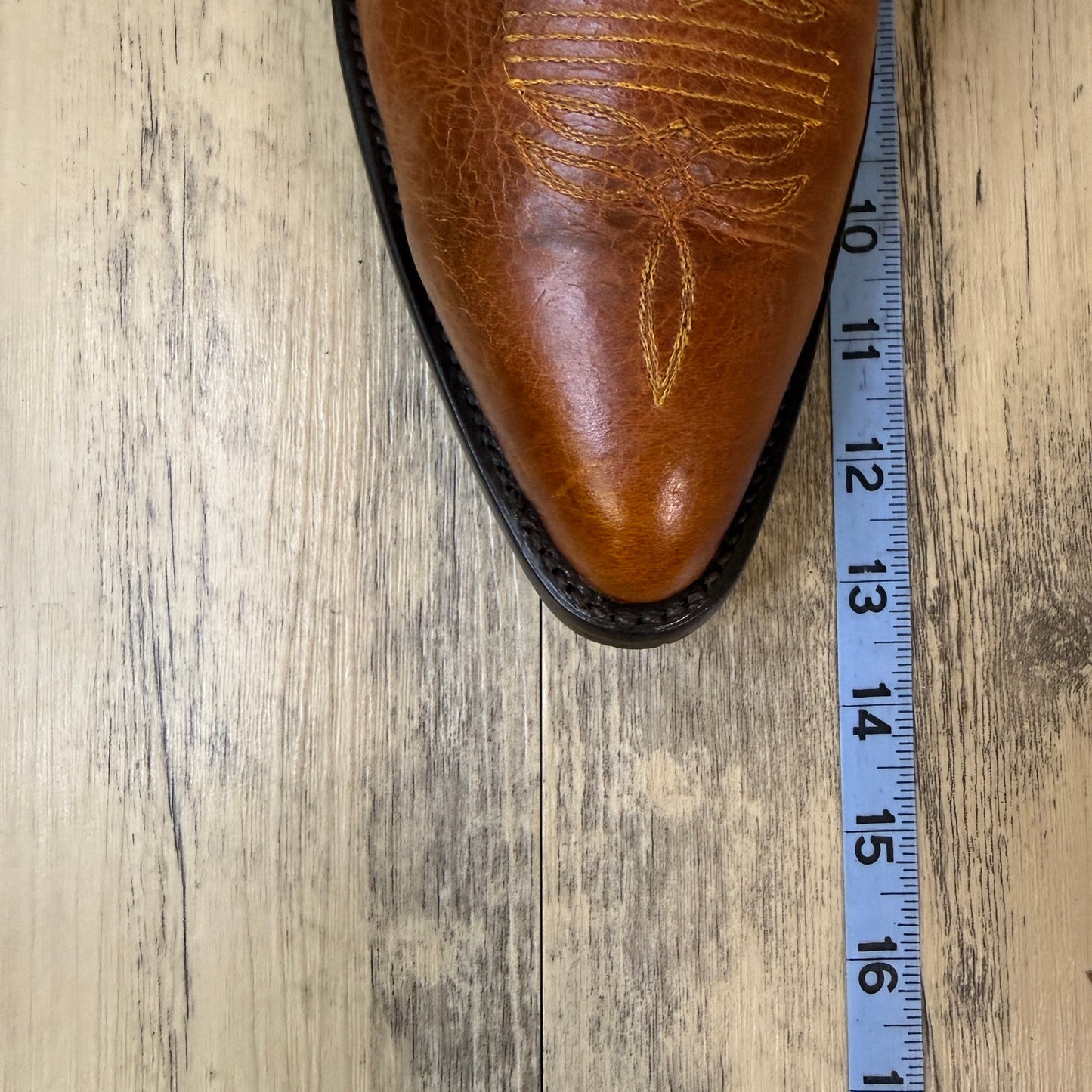 El Presidente Men - Size 13.5D - Bronze Gold Collection Western Cowboy Boots