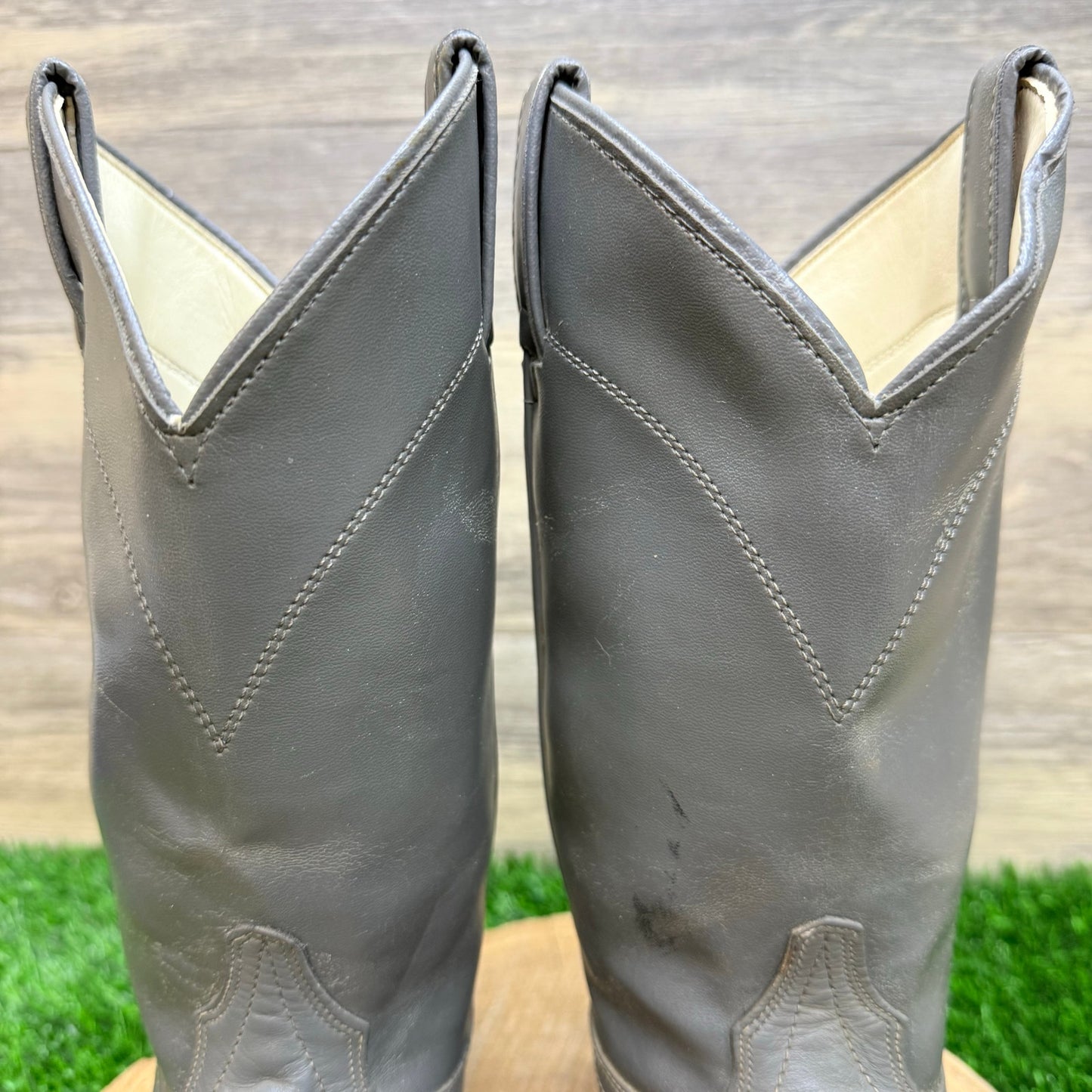 Laredo Women - Size 8.5M - Vintage Gray Roper Cowboy Boots 6952