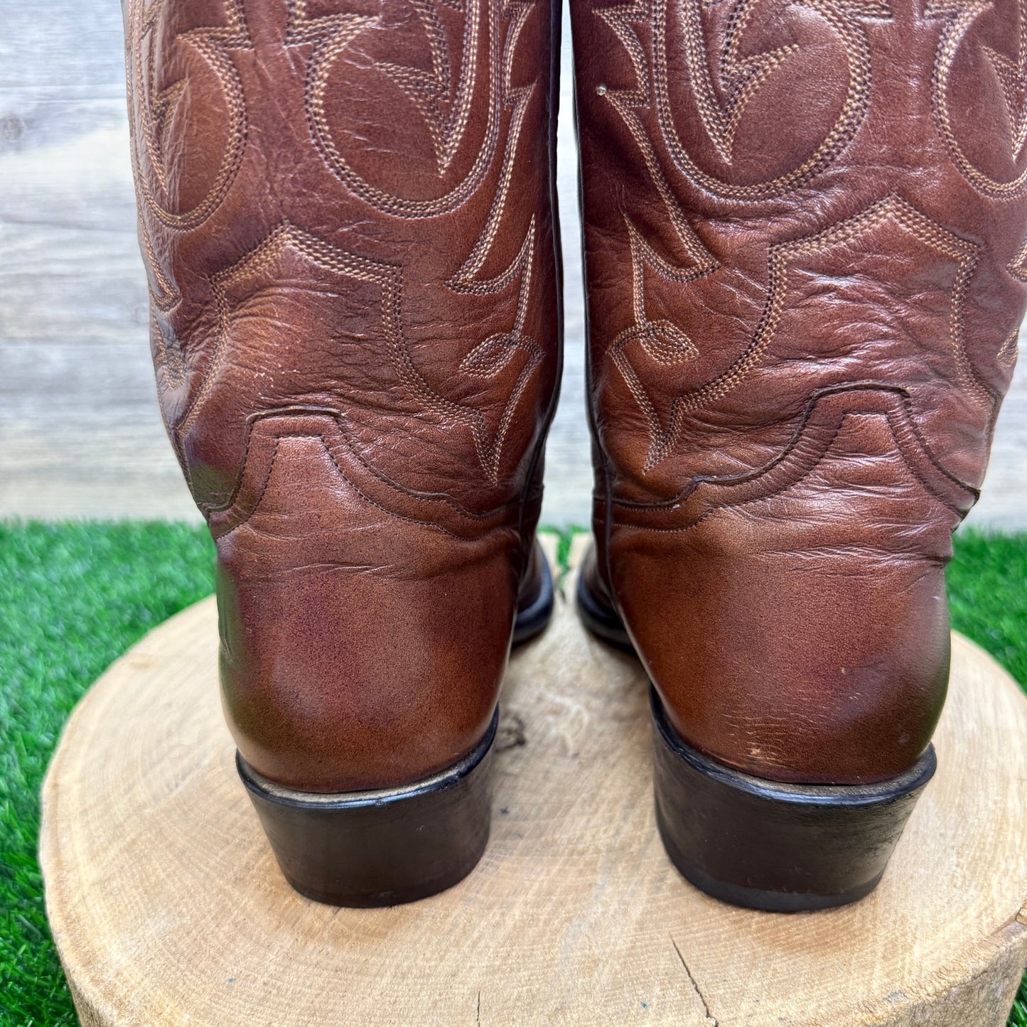 Tony Lama Men - Size 11D - Brown Western Cowboy Boots Style VM2989