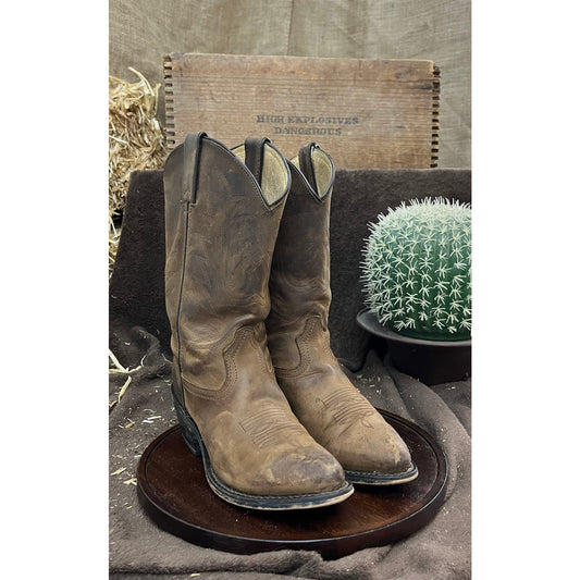 Durango Women - Size 7.5M - Tan Cowboy Boots Style RD4112