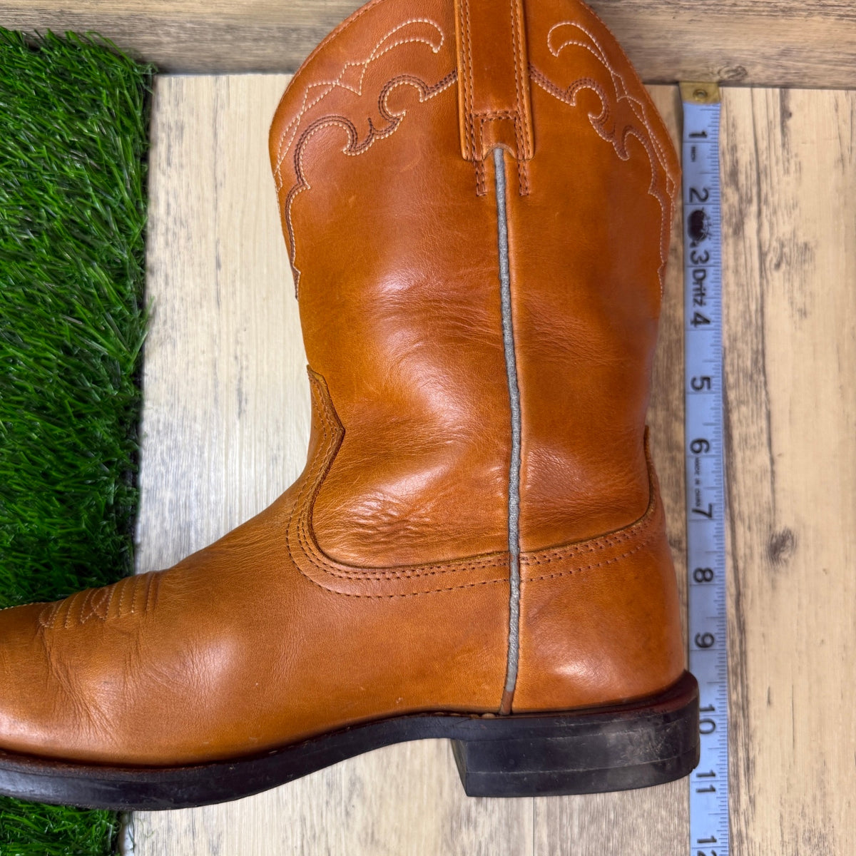 Ariat Women - Size 6.5B - Cognac Blackwater Square Toe Cowboy Boots Style 18101