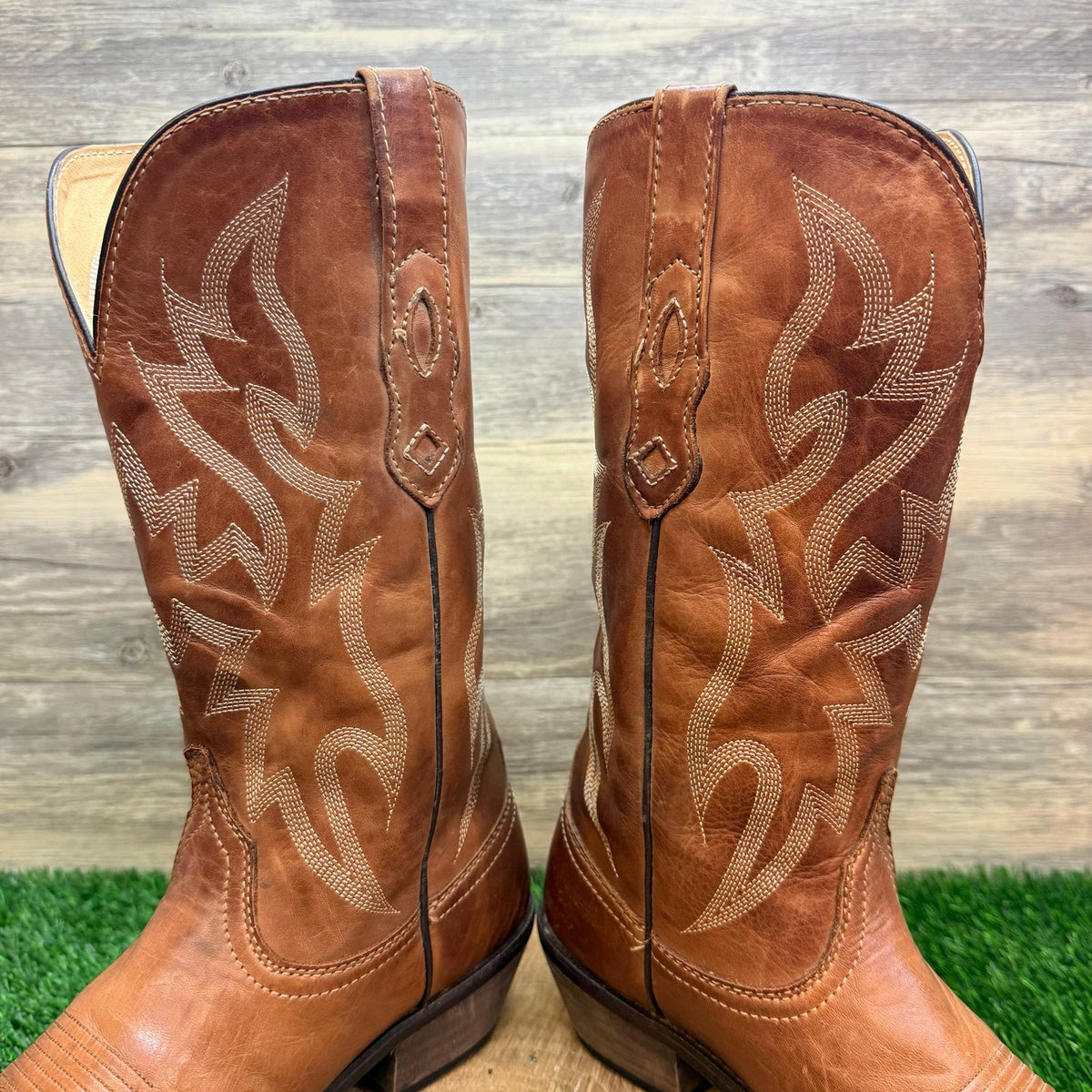 Nocona Women - Size 9B - Brown Deer Tan Western Cowboy Boots NL1604