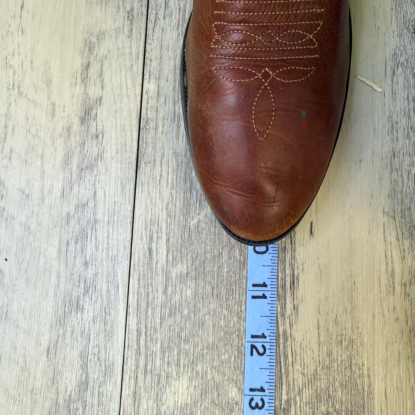 Pocono Western Youth - Size 4.5 - Tan / Cream Cowboy Boots V-1823