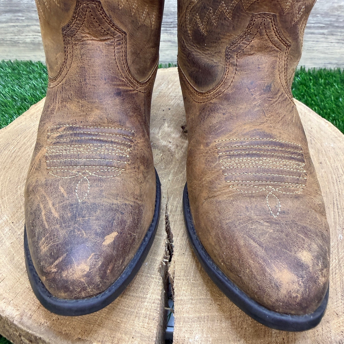 Ariat Youth - Size 5 - Brown Western Cowboy Boots Style 10001825