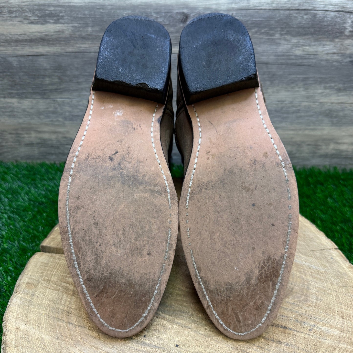 Laredo Men - Size 8.5D - Brown Pull On Cowboy Boots Style 4212