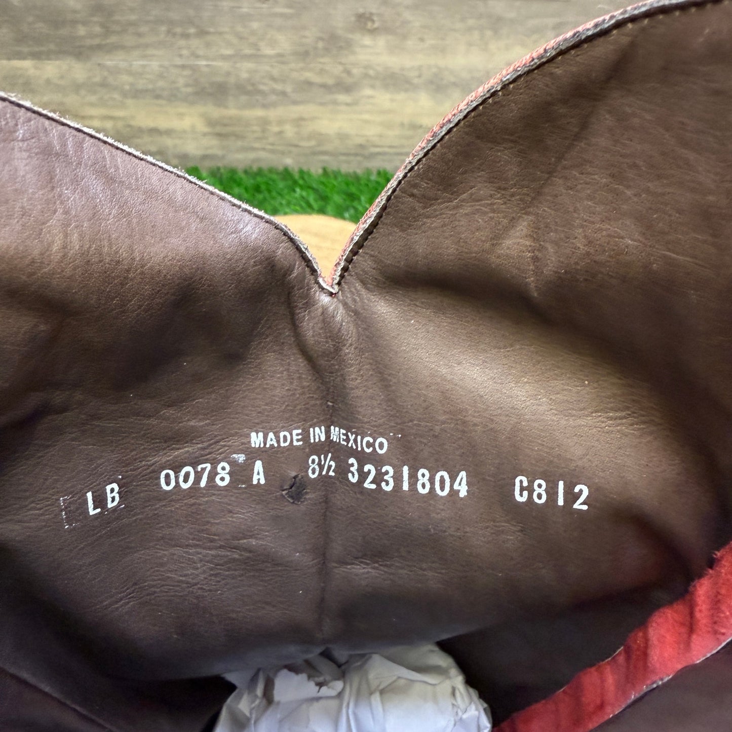 Lane Women - Size 8.5 - Red Tall Zipper Snip Toe Cowboy Boots Style A0078A