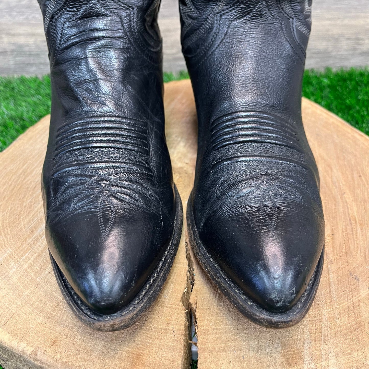 Dan Post Men - Size 7.5D - Black Cowboy Boots Style 16791