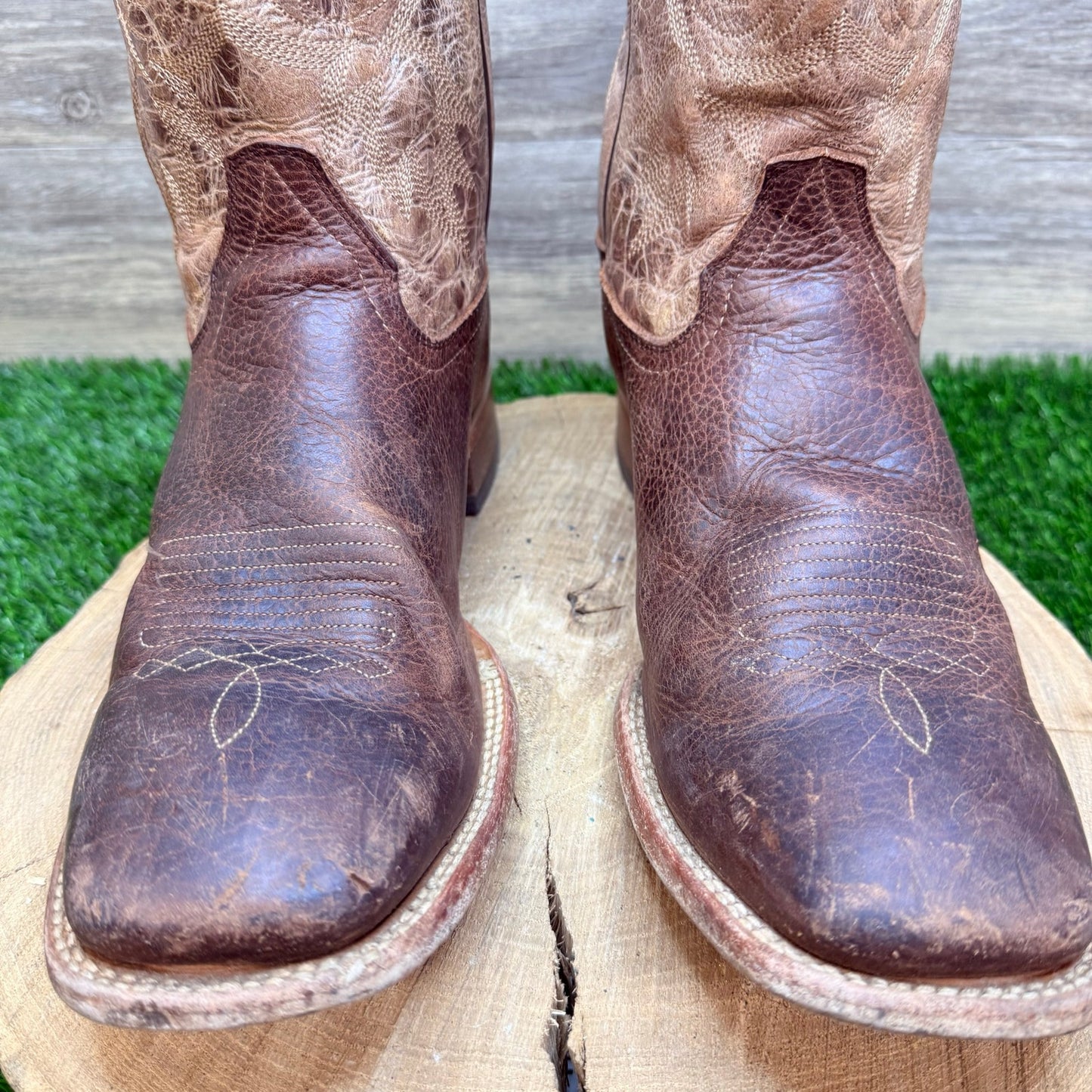 Cody James Men - Size 12D - Brown Square Western Cowboy Boors BCJFA22L7