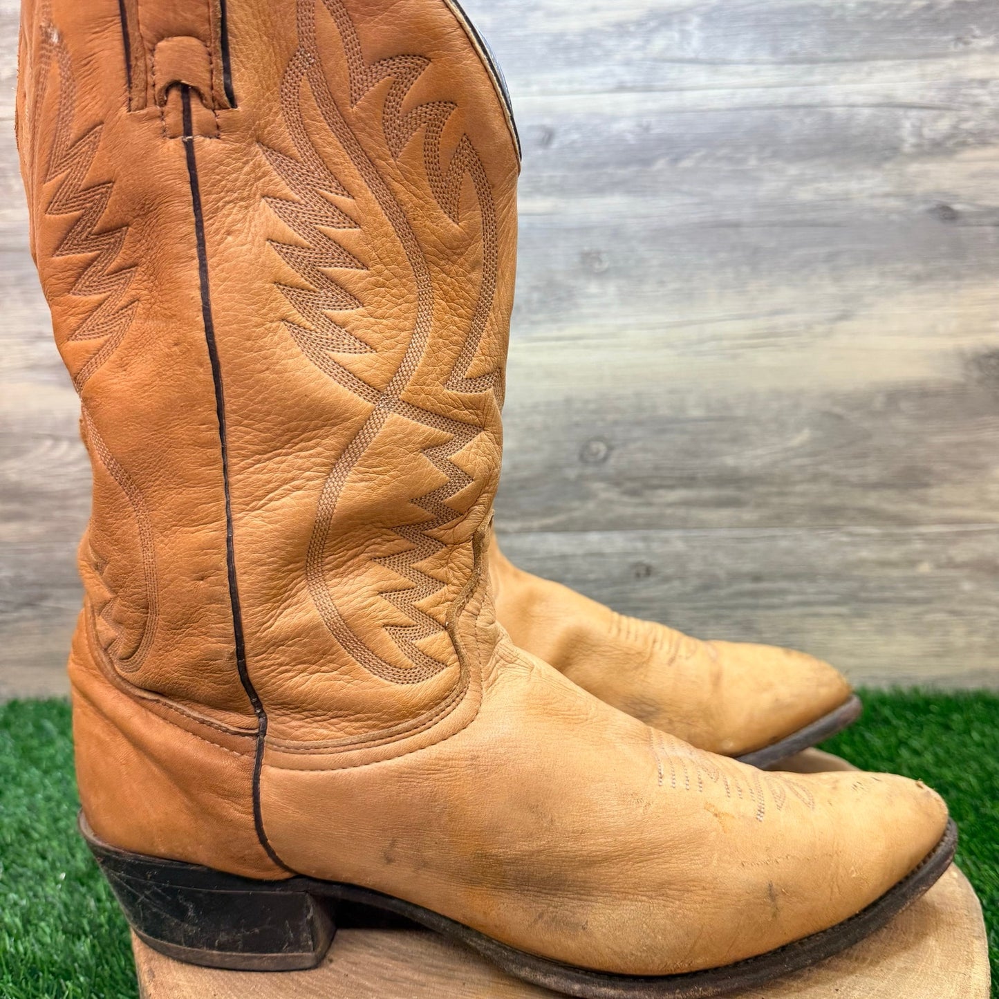 Texas Men - Size 12EE - Tan Soft Western Cowboy Boots M511