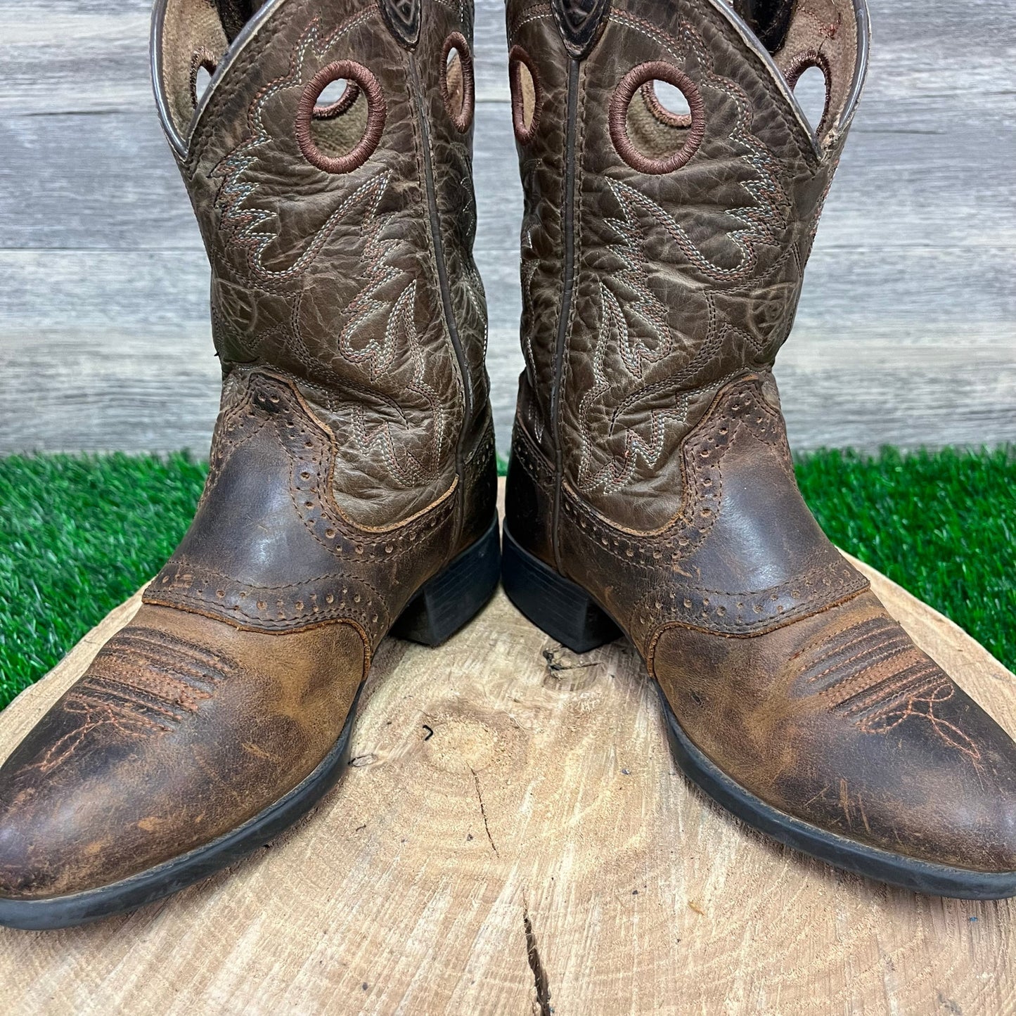 Ariat Youth - Size 12.5 - Brown Cowboy Boots Style 1000178