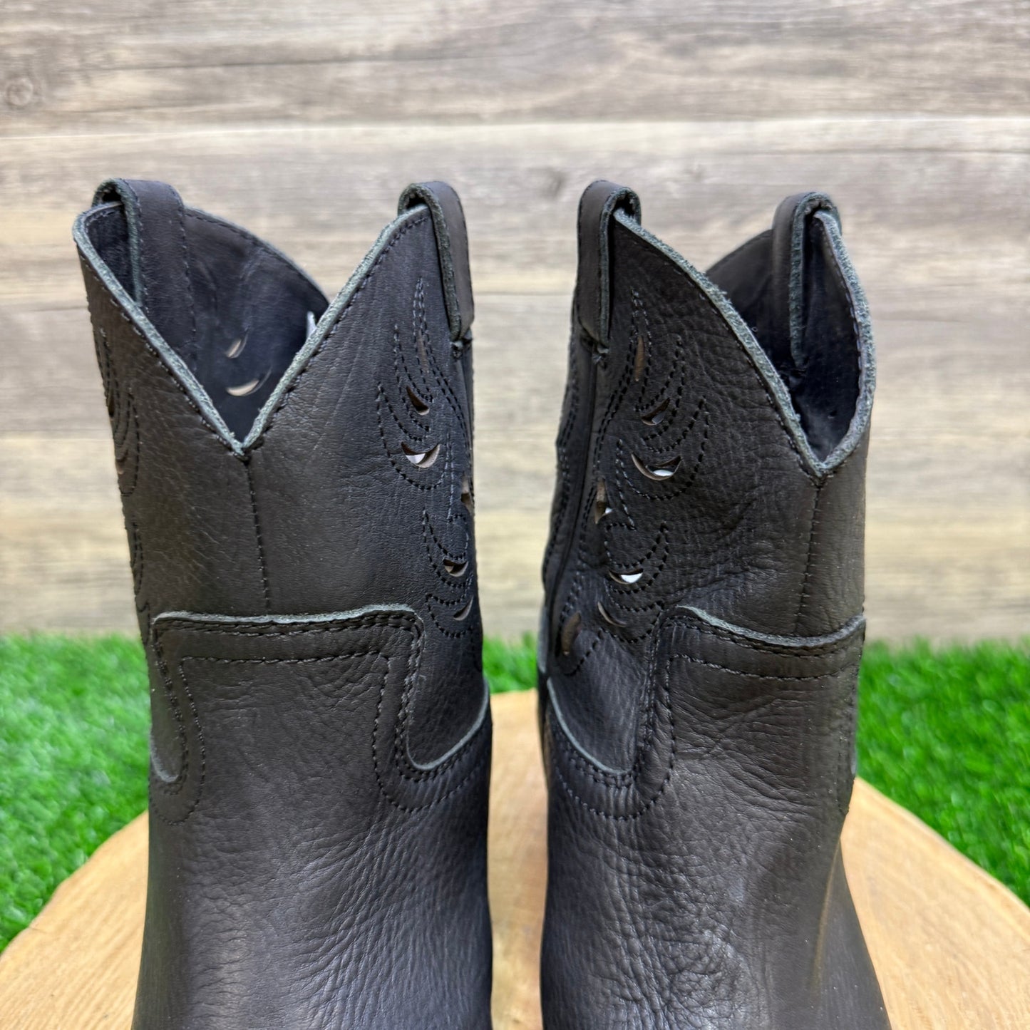 Lucky Brand Women - Size 9M - Black Cutout Ankle Boots