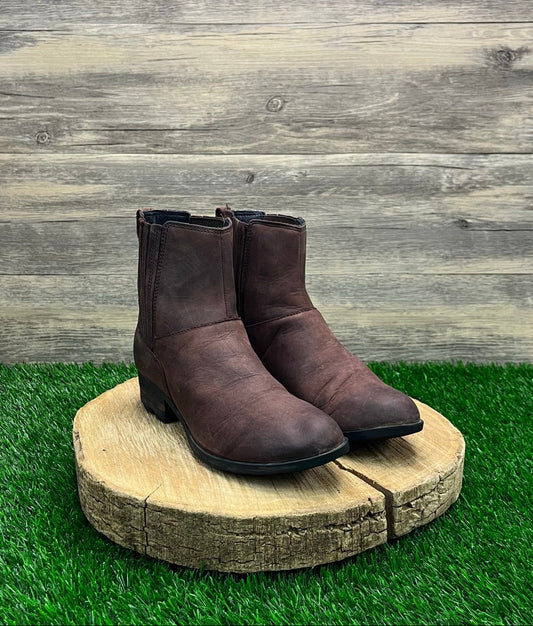 Sorel Women - Size 7.5 - Brown Lolla Chelsea Ankle Boots NL3078-908