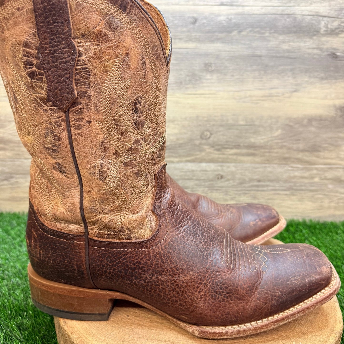 Cody James Men - Size 12D - Brown Square Western Cowboy Boors BCJFA22L7