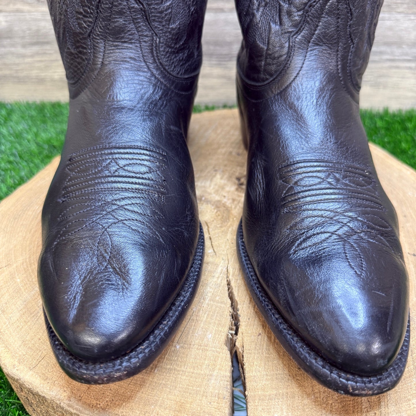 Nocona Men - Size 11.5D - Black Imperial Western Cowboy Boots Style NB2005