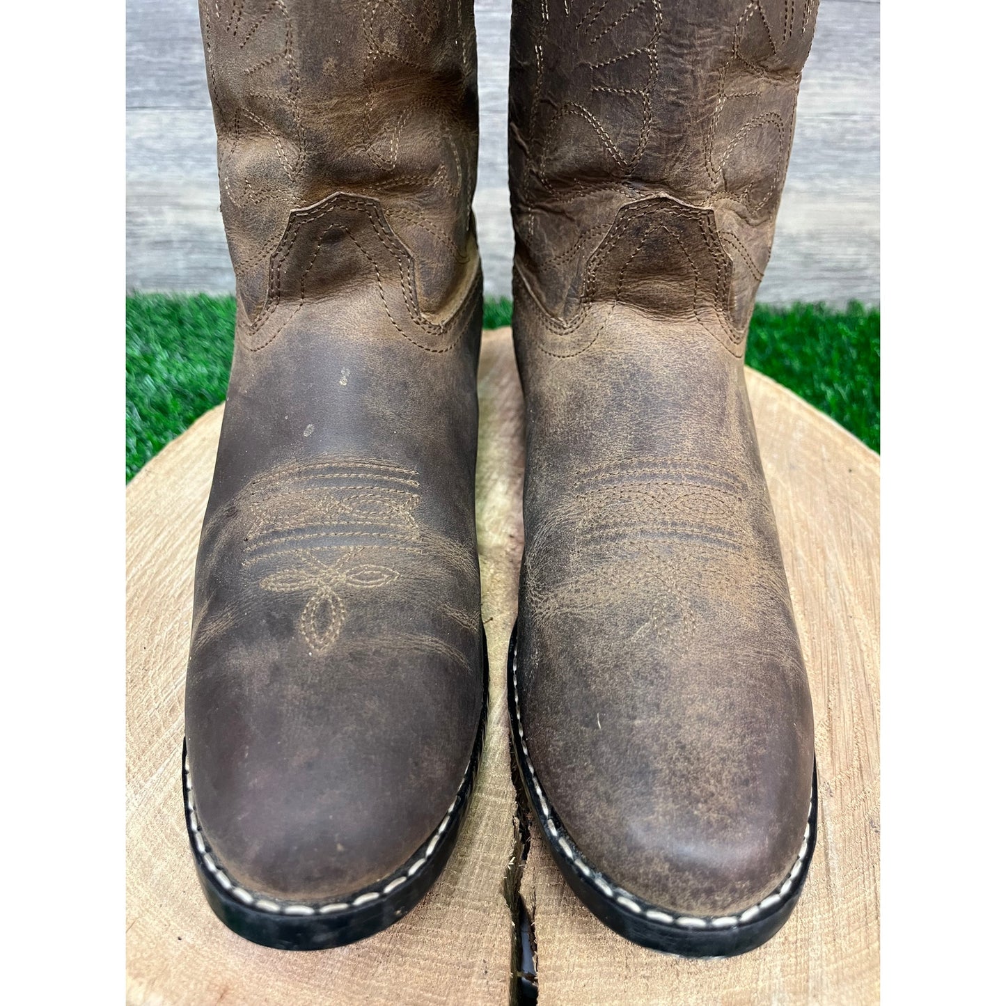 Masterson Youth - Size 6D - Brown Cowboy Boots Style RB2000Y