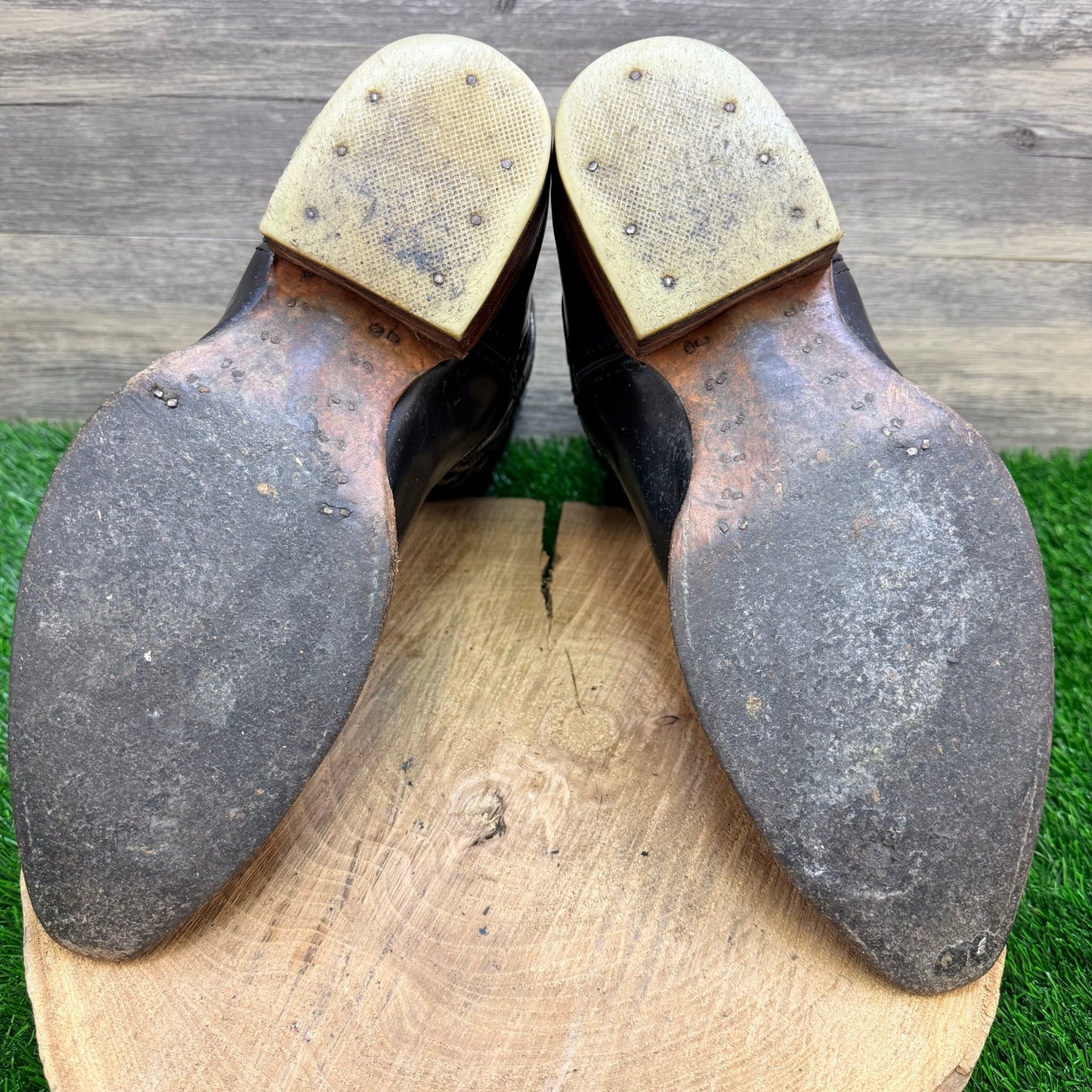 Sebastian’s Men - Size 9.5 - Black Cowboy Boots Made in Mexico