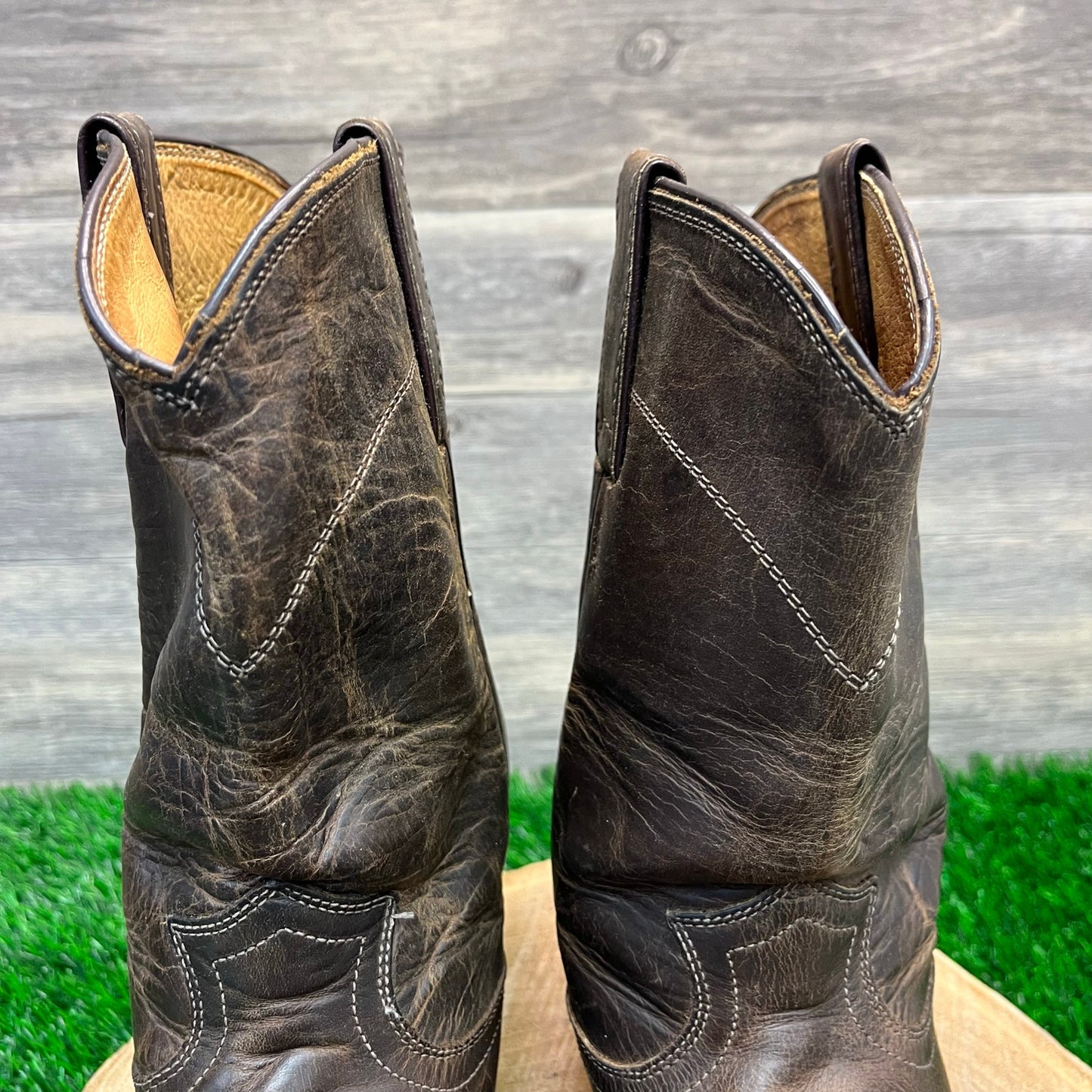 Justin Women - Size 8B - Brown Roper Cowboy Boots Style L3408