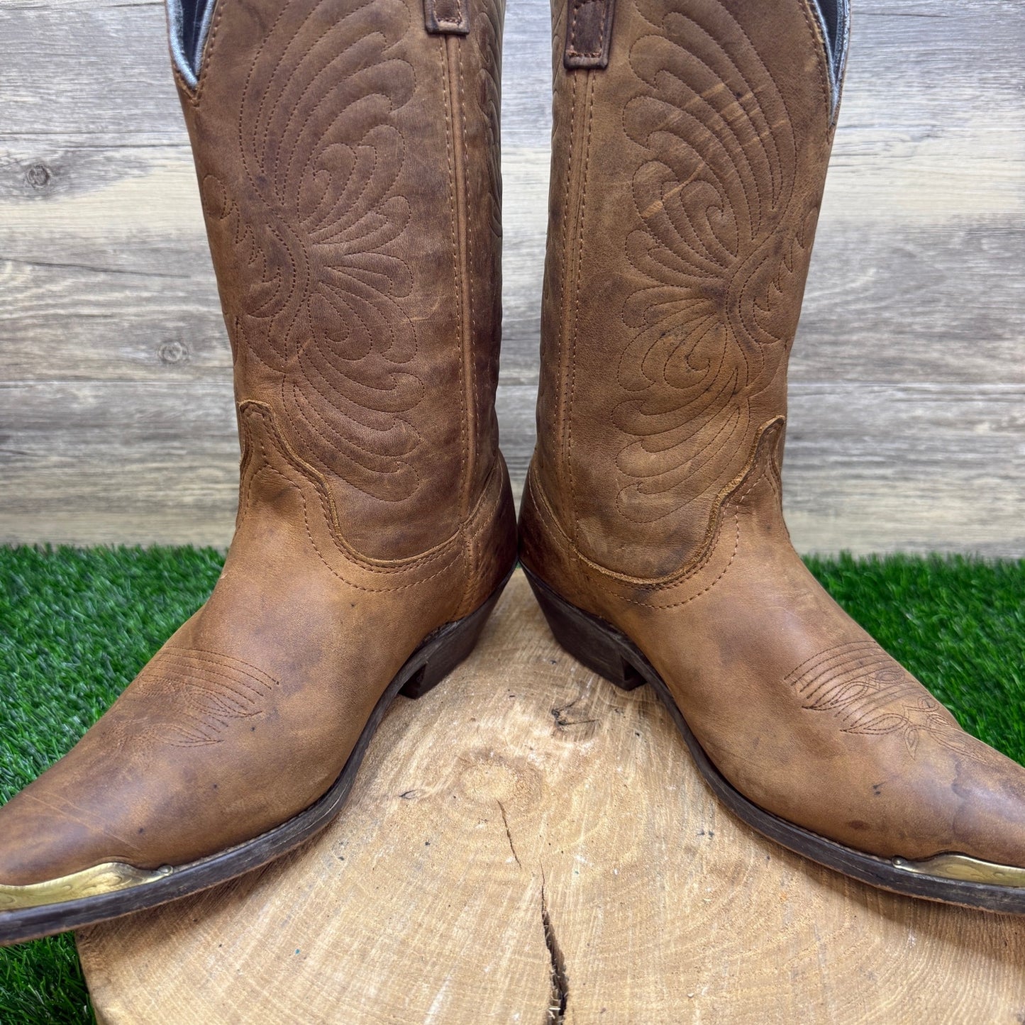 Masterson Women - Size 9M - Brown Western Cowboy Boots Style RB920
