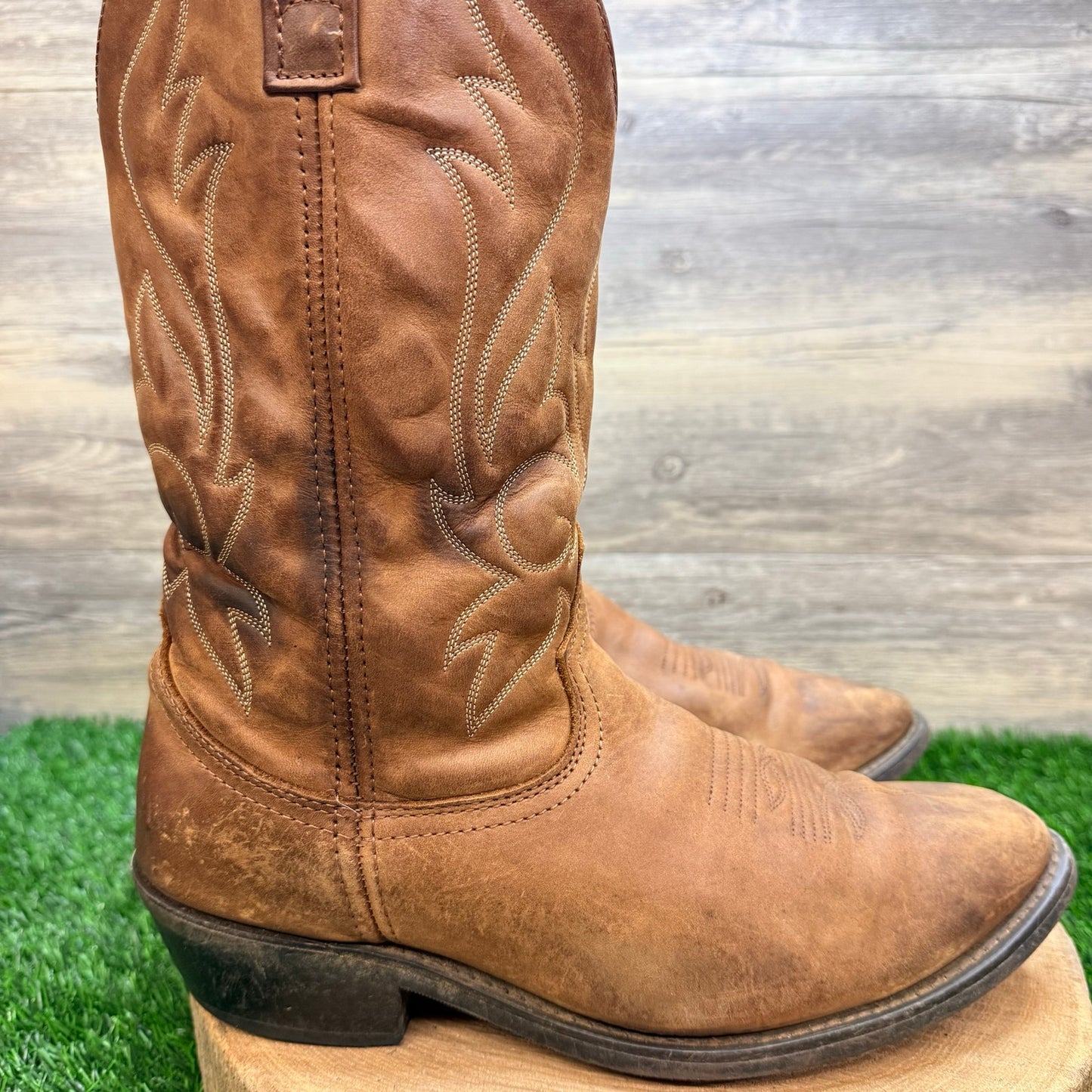 Masterson Men - Size 11EW - Brown Western Cowboys Boots RB876