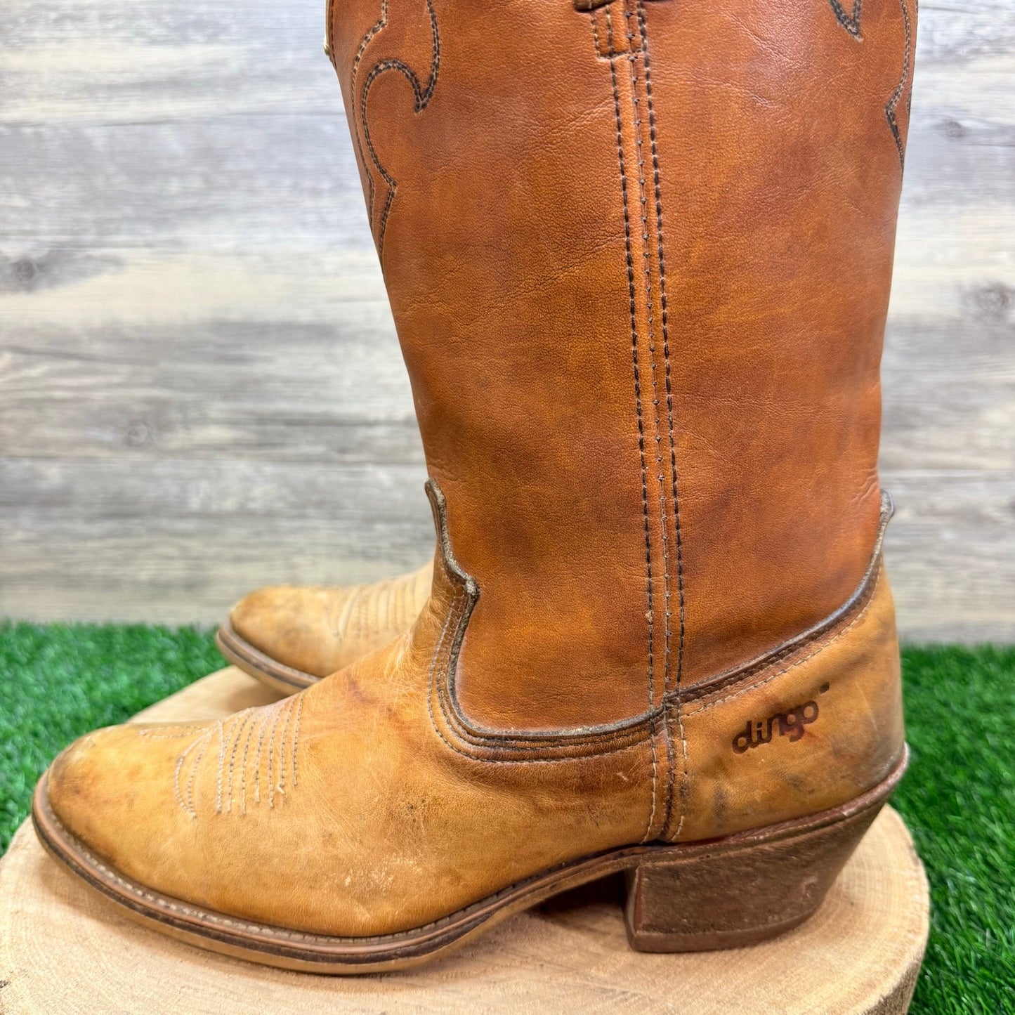 Dingo Men - Size 11D - Vintage Brown Acme Western Cowboy Boots 5907