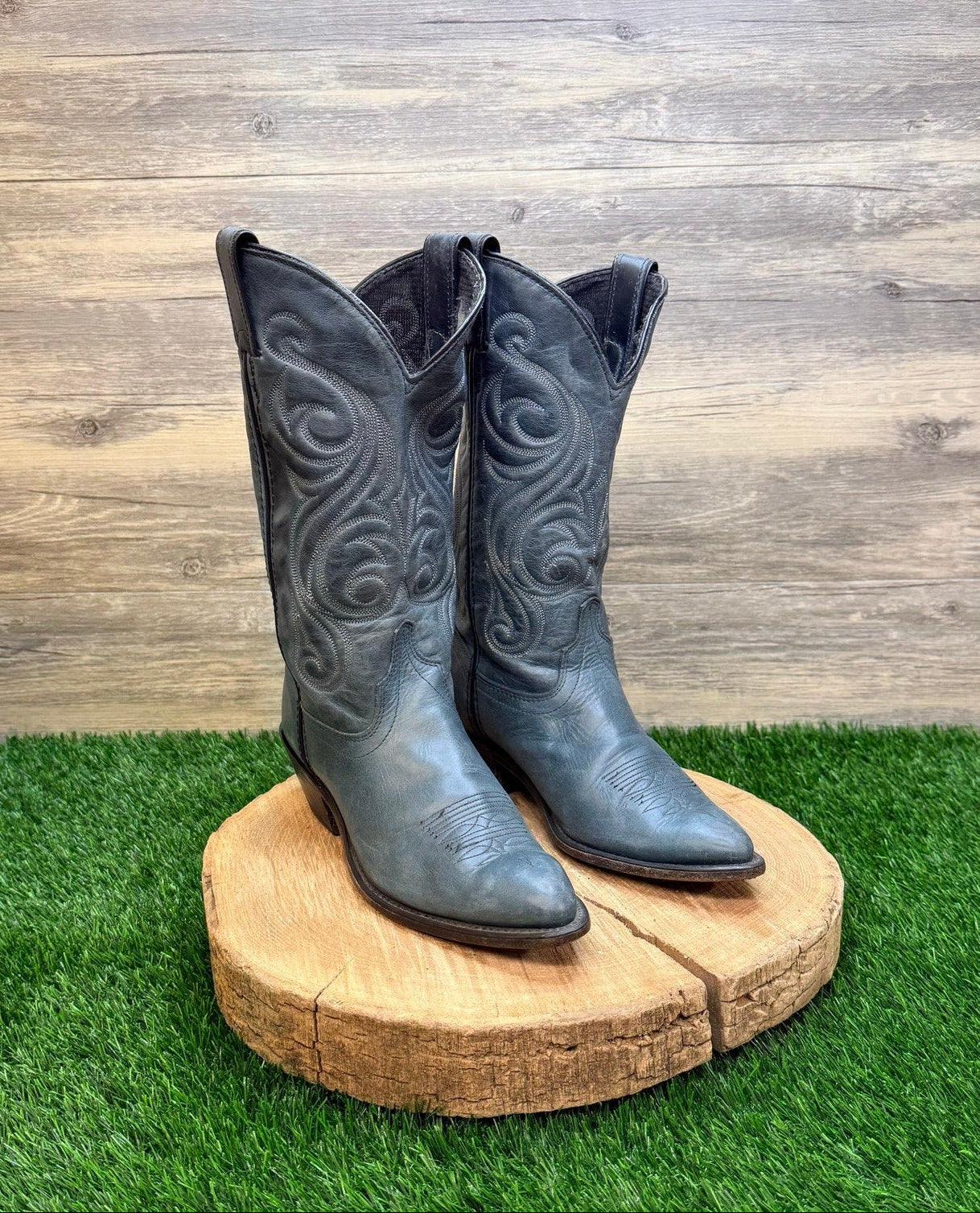 Code West Women - Size 8M - Blue Green Western Cowboy Boots