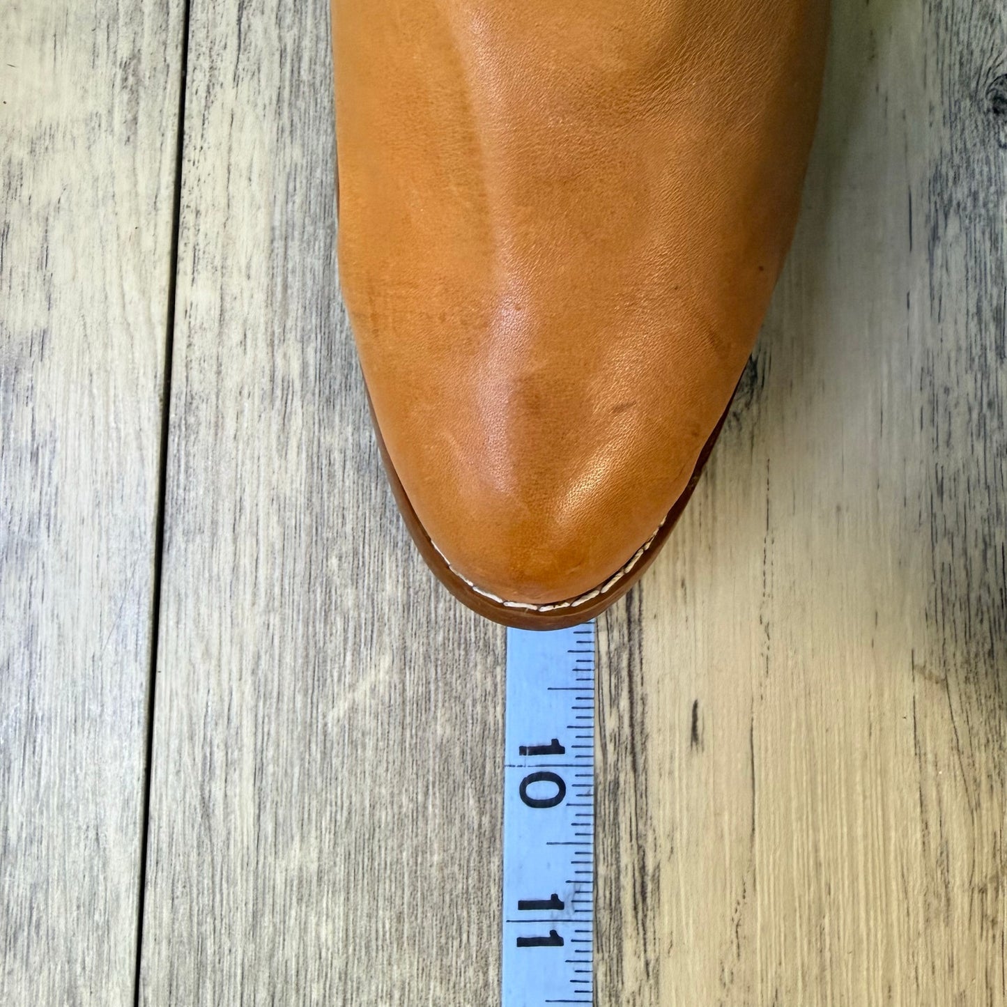 Montgomery Ward Women - Size 7 - Vintage Tan Heeled Boots 4002