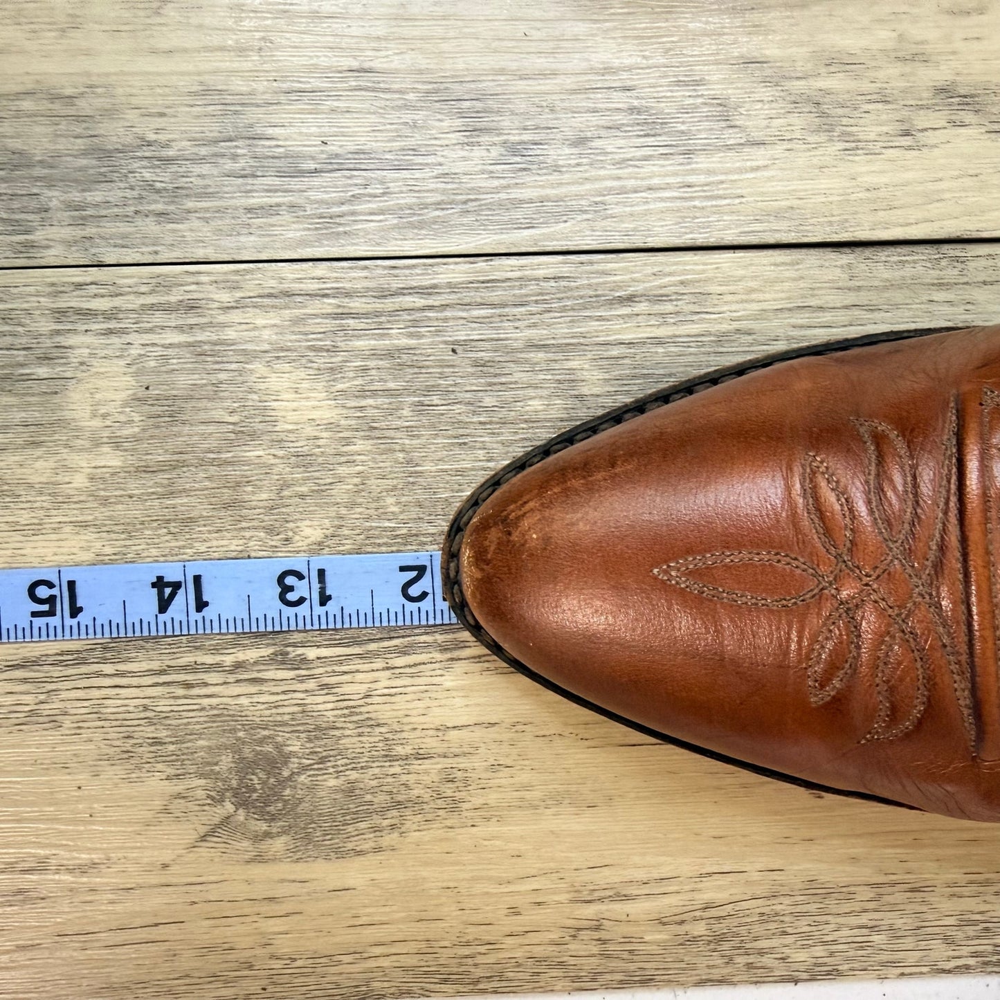 Dan Post Men - Size 10.5D - Vintage Cognac Western Cowboy Boots 111R