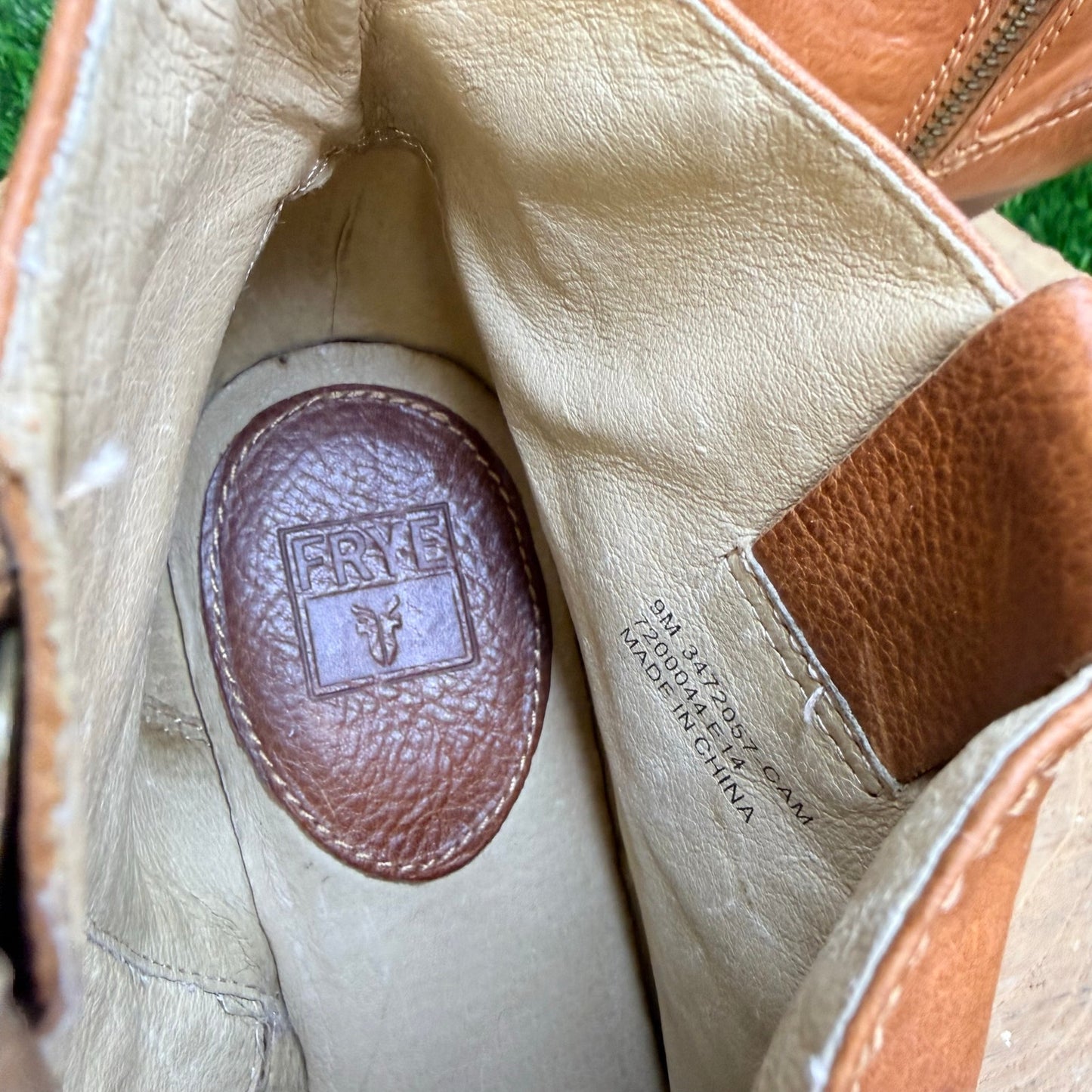 Frye Women - Size 9M - Camel Ankle Zipper Boots 3472057