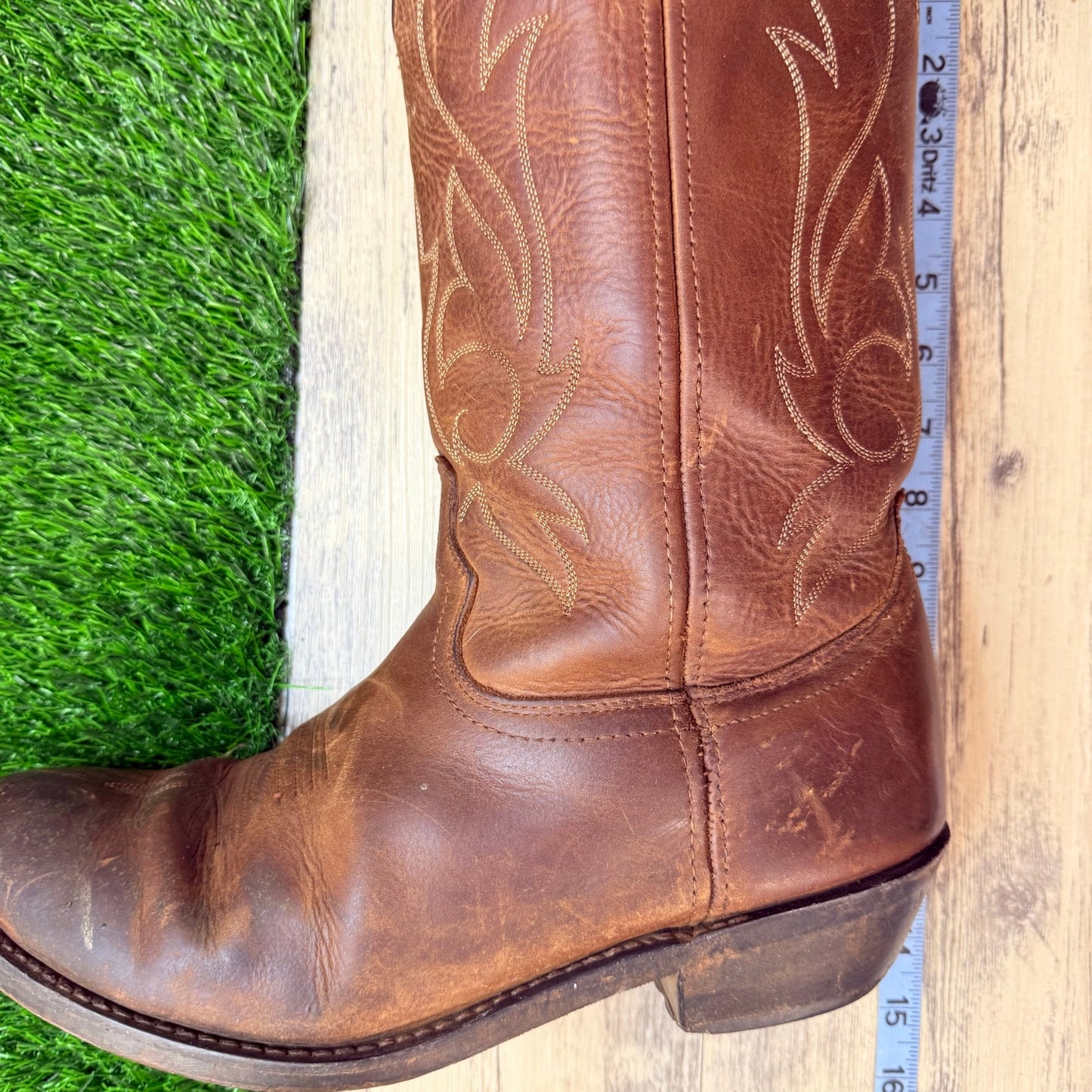 Masterson Men - Size 12EW - Brown Western Cowboy Boots
