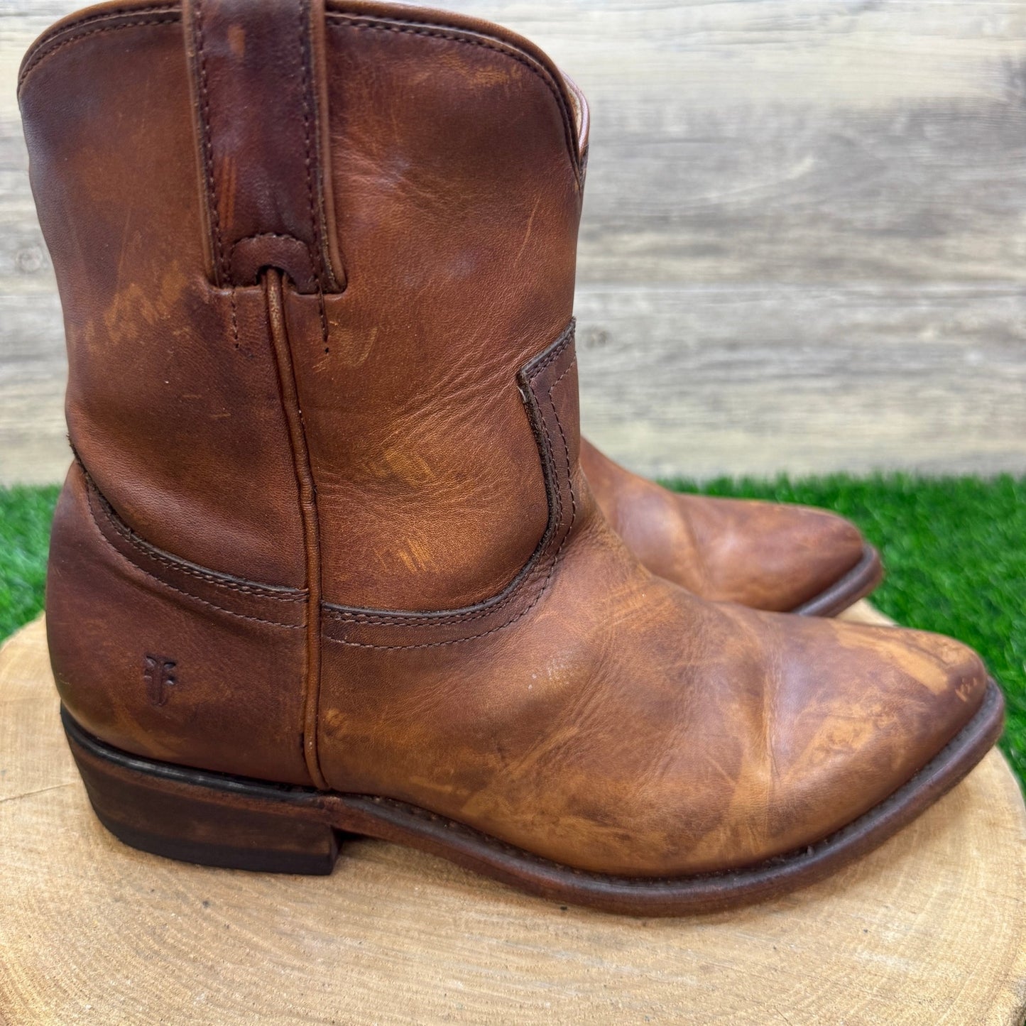 Frye Women - Size 8B - Cognac Billy Short Boots Style 3470435