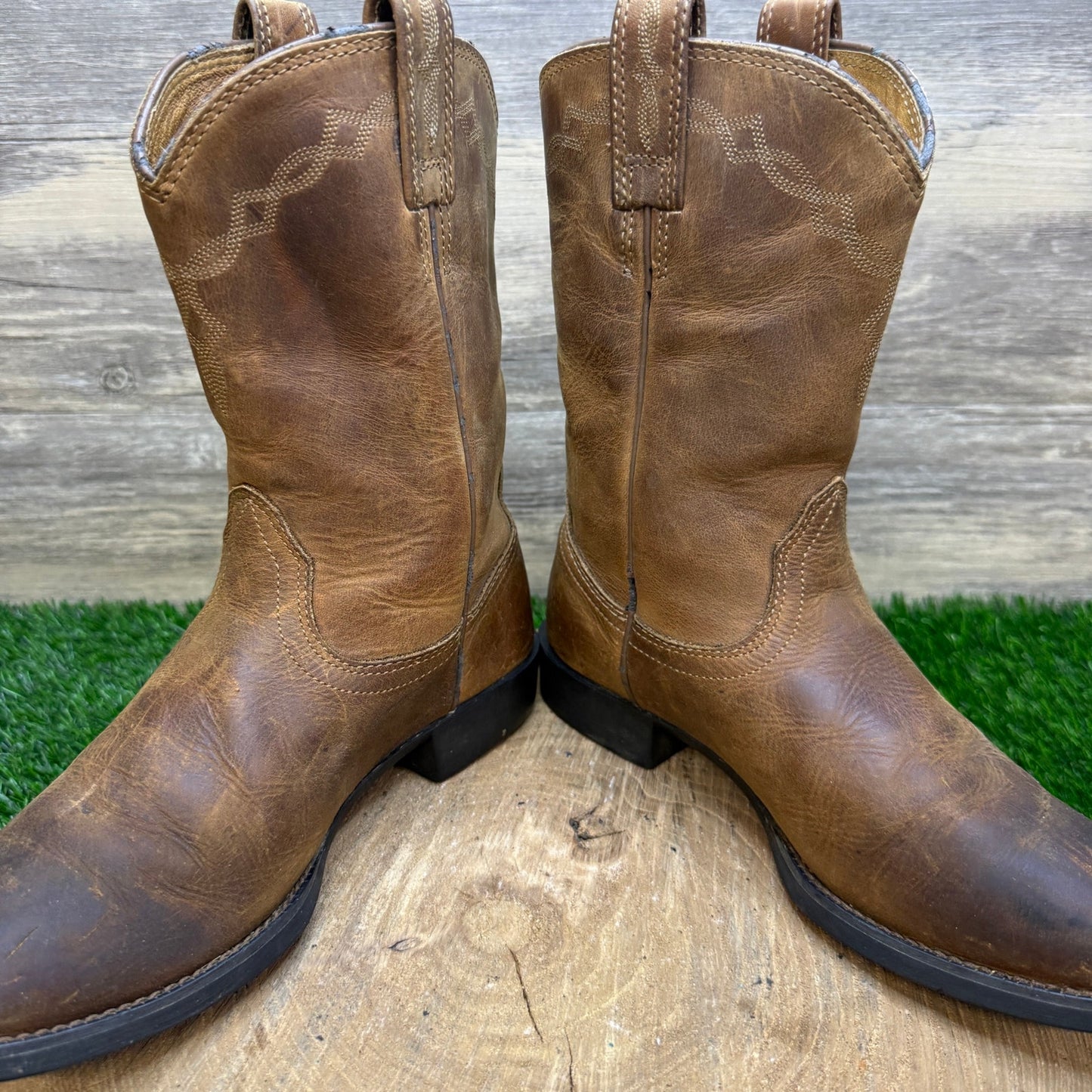 Ariat Women - Size 7B - Brown Heritage Western Cowboy Boots Style 14525