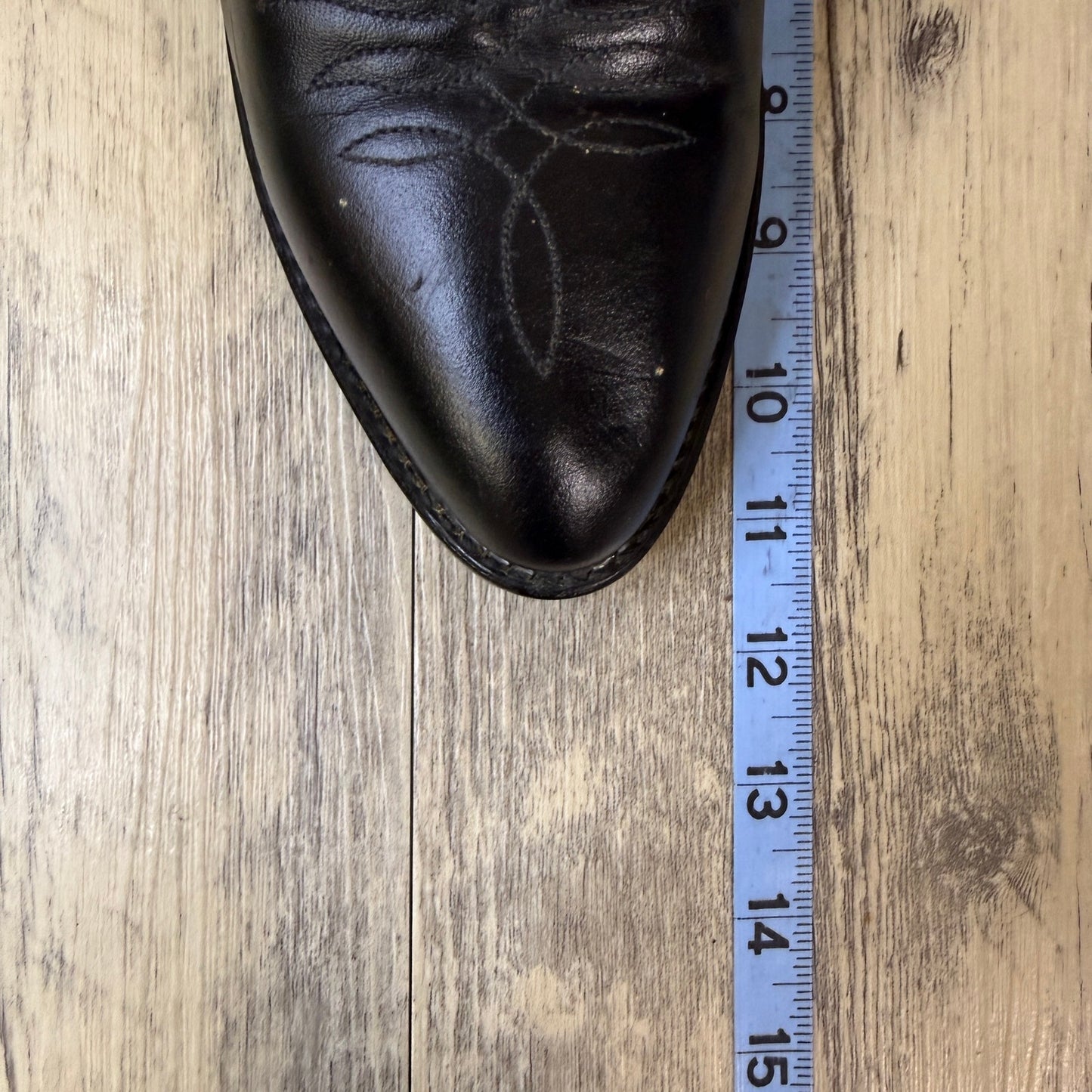Durango Men - Size 9.5D - Vintage Black Western Cowboy Boots Style 18002